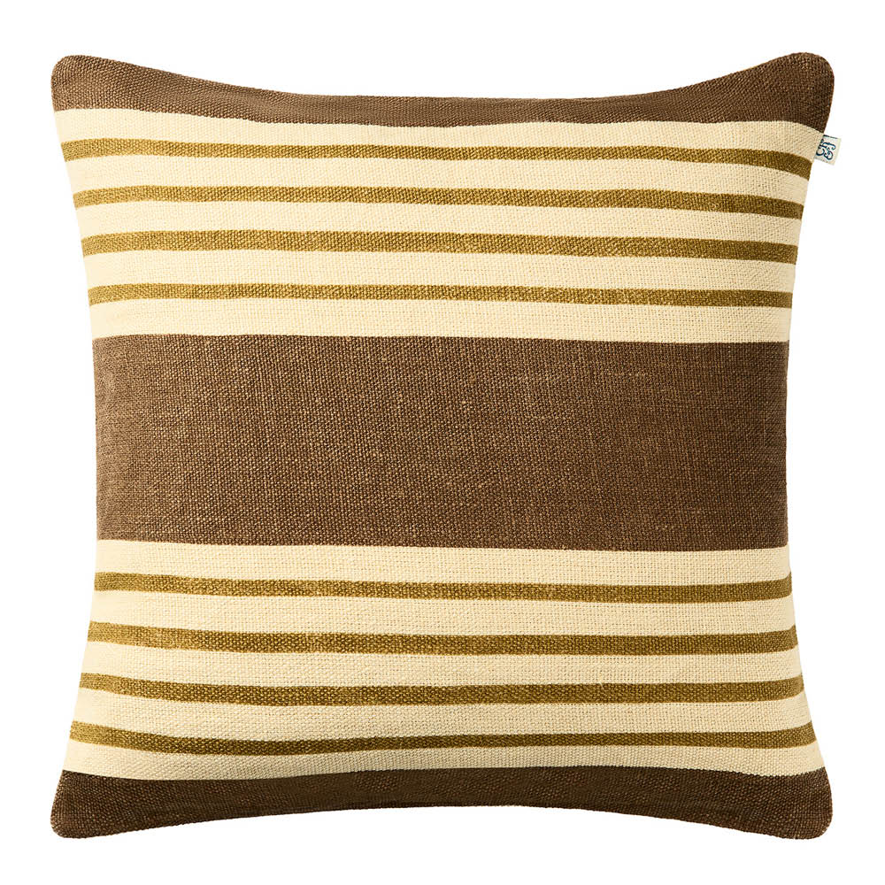 Chhatwal & Jonsson Aria putetrekk lin 50x50 cm Taupe/Masala Yellow