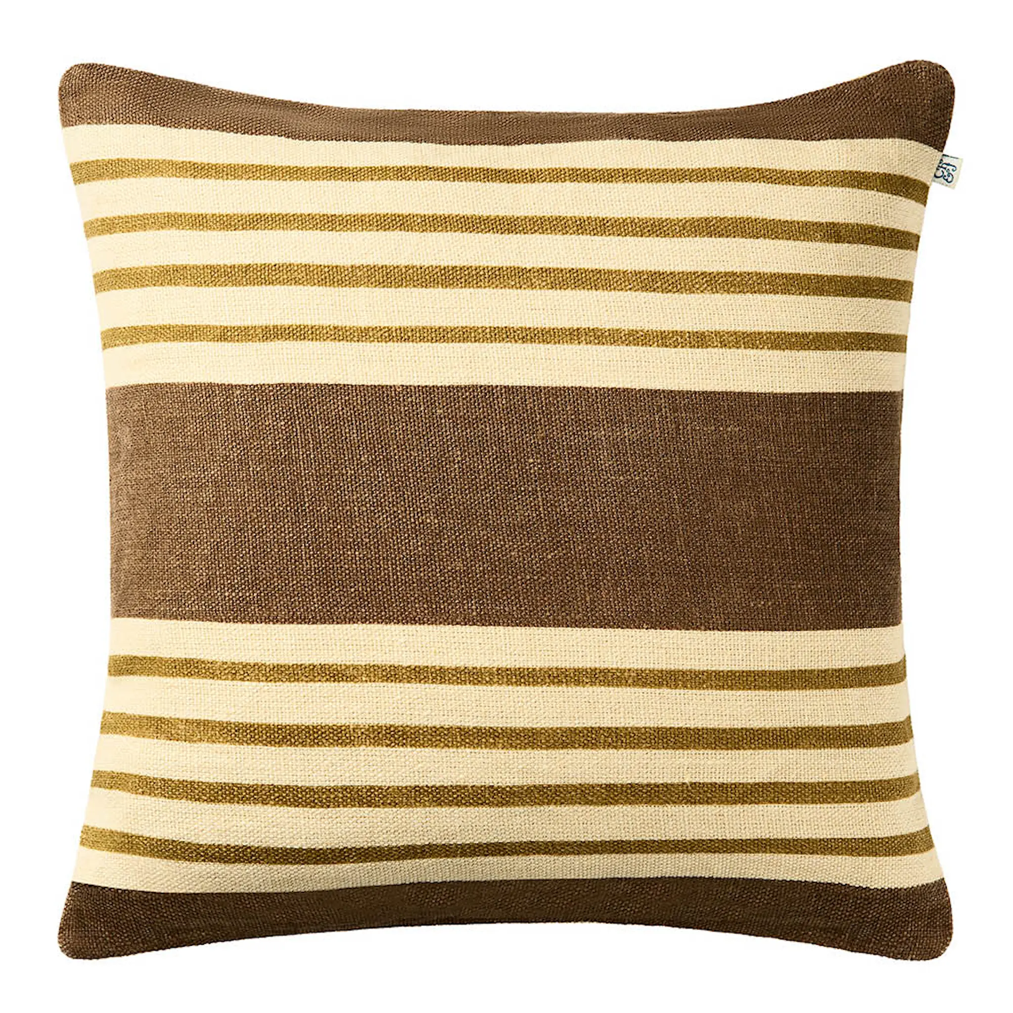 Chhatwal & Jonsson Aria putetrekk lin 50x50 cm Taupe/Masala Yellow