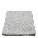 Clip duk i bomull 260x150 cm vit/grå