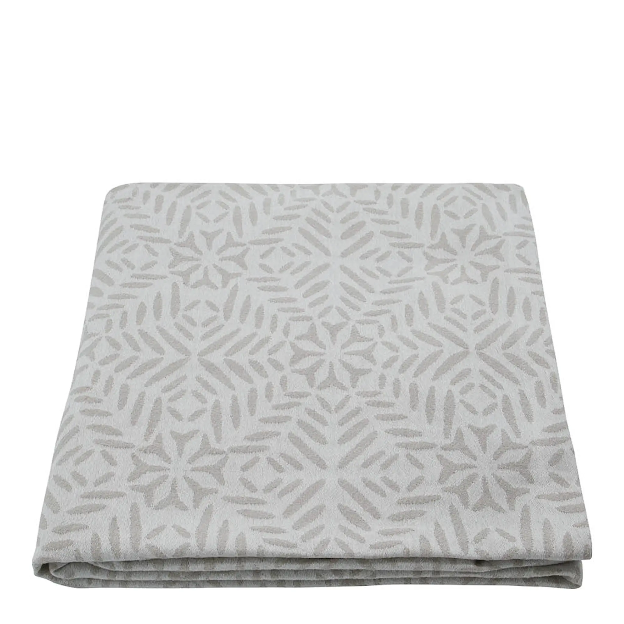 House Doctor Clip Pöytäliina 260x150 cm Valkoinen/Harmaa