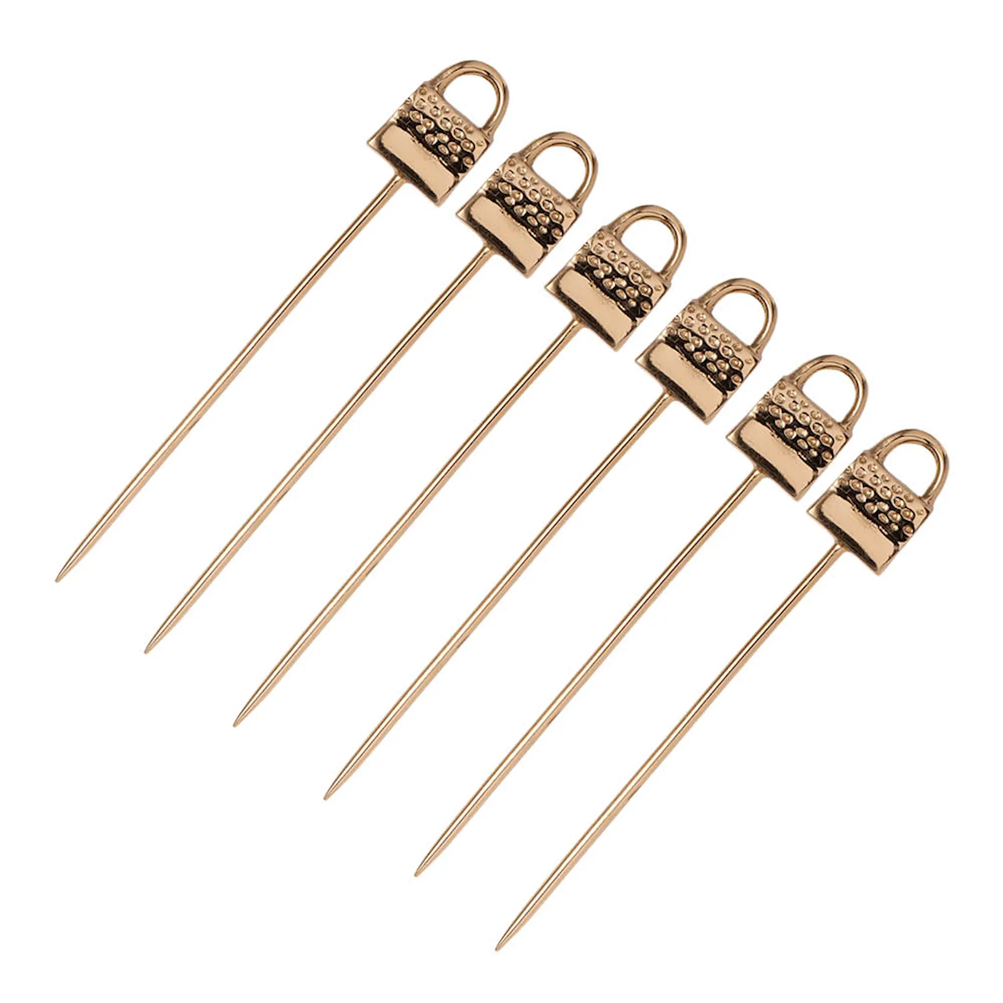 Vondels Cocktail Club Cocktailtikku laukku 13 cm 6 kpl Teräs