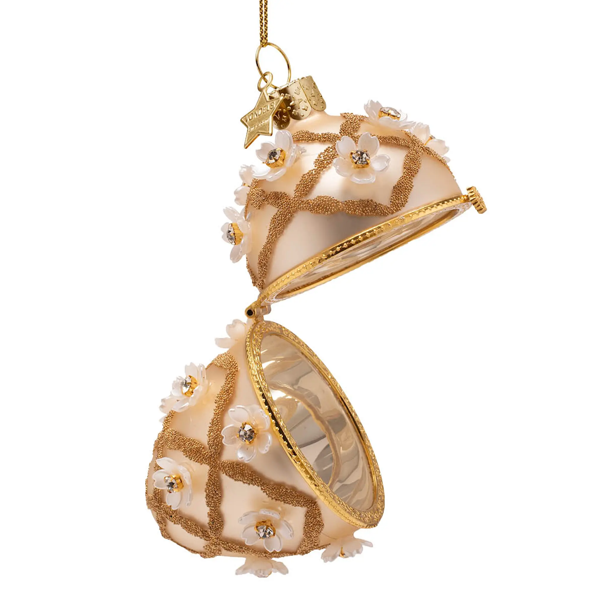 Vondels The Influencer Edition Riippukoriste pääsiäismuna 10,5 cm Viininpunainen