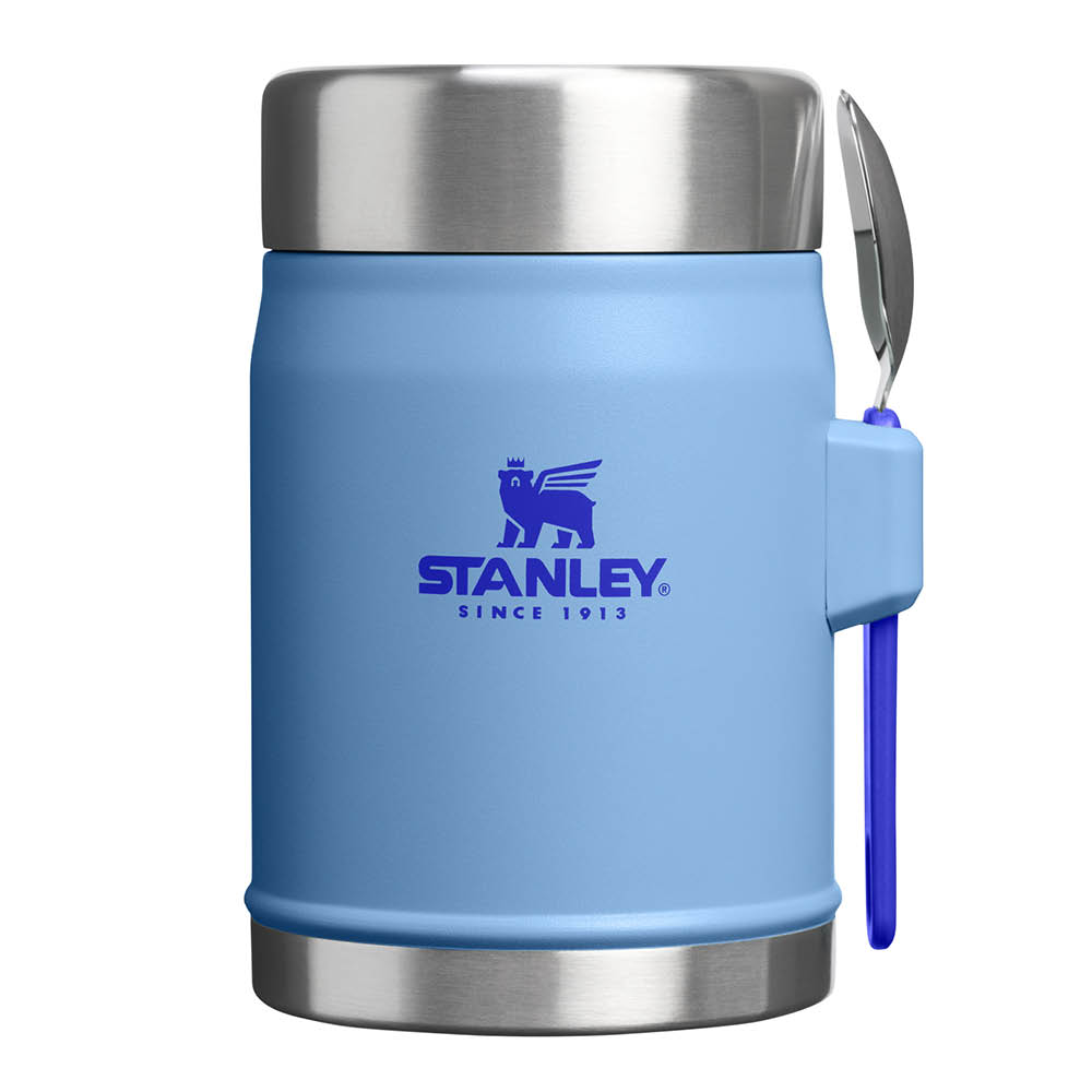 Stanley Classic mattermos med sked 0,4 L blue sky