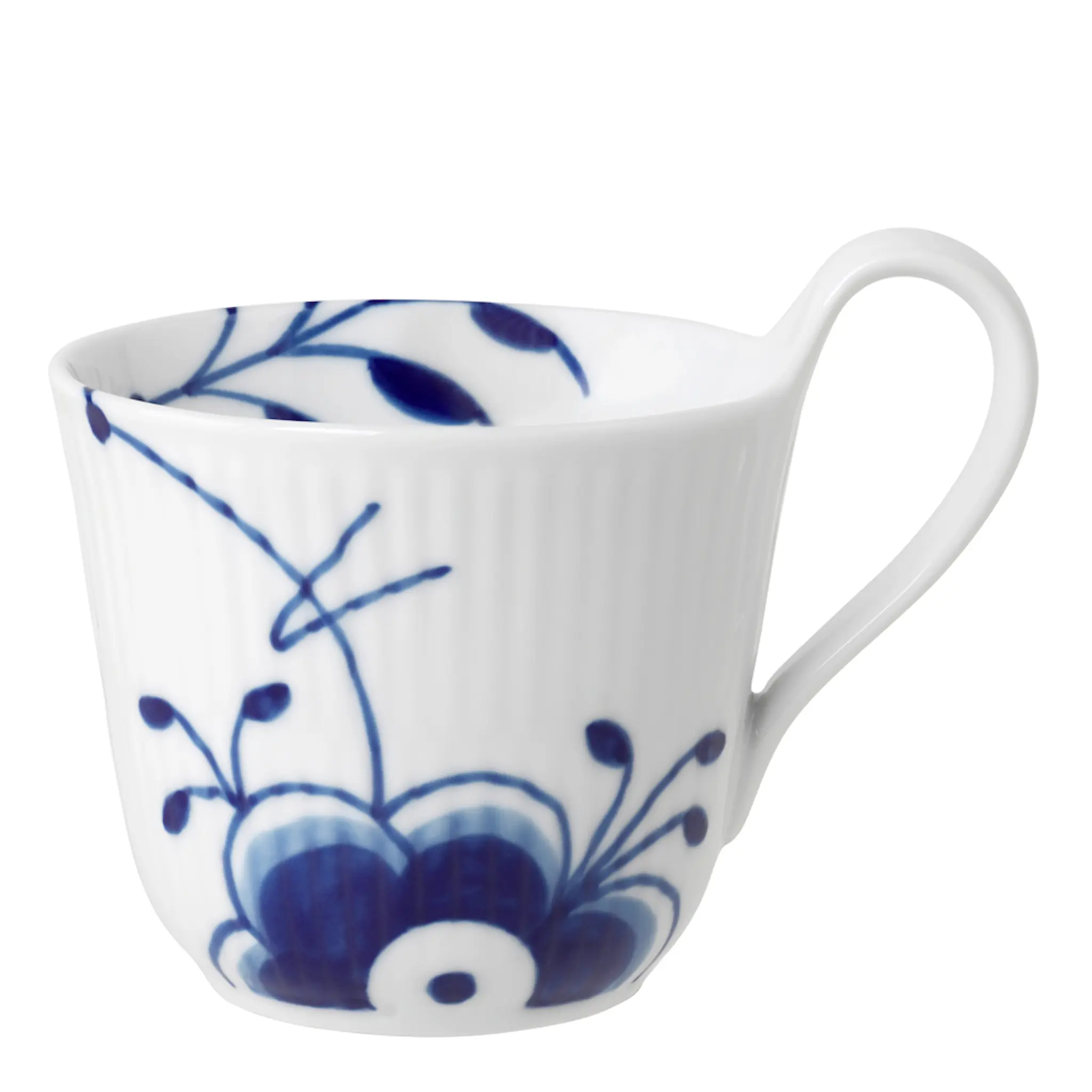 Royal Copenhagen Blue Fluted Mega Mugg Högt Handtag 25 cl
