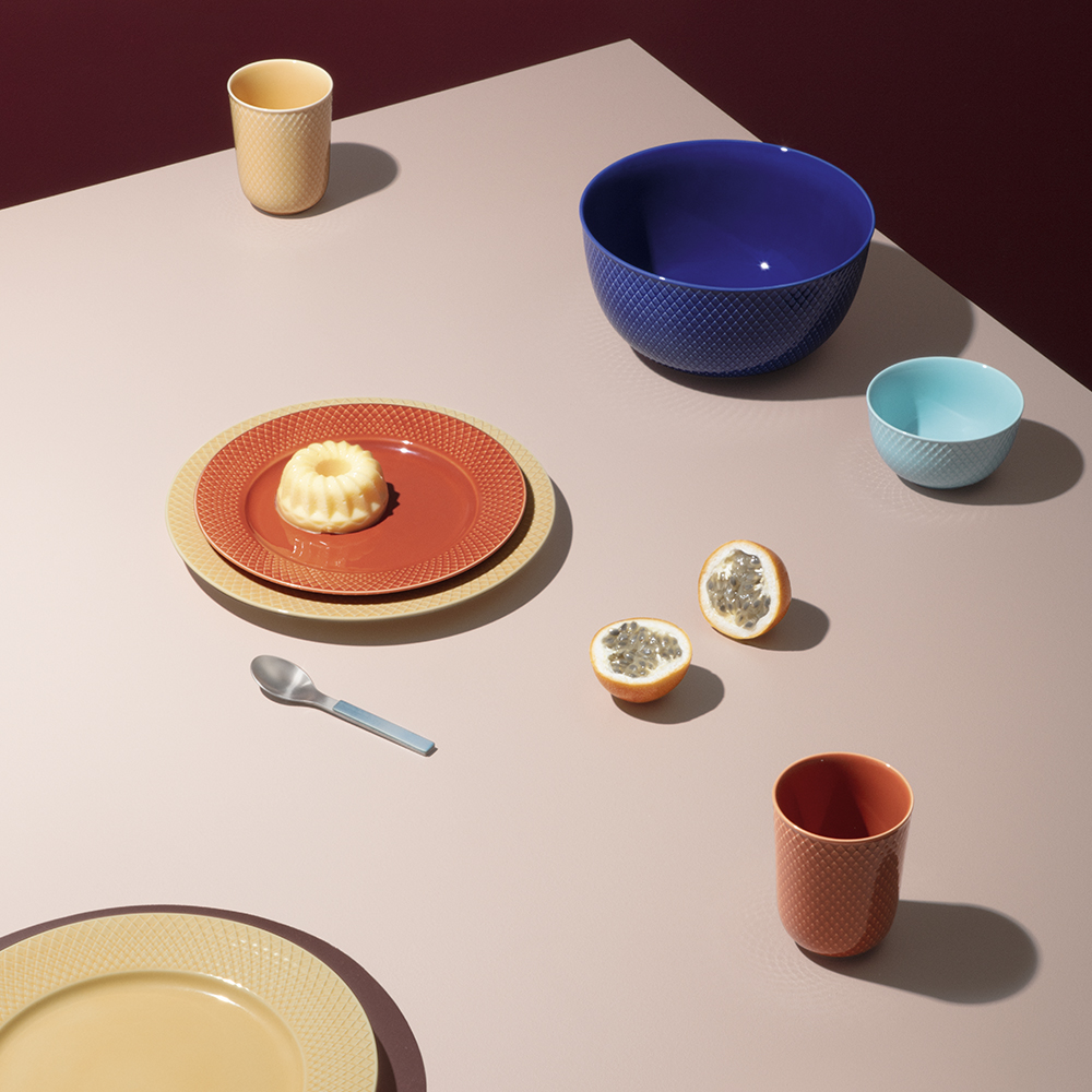 Lyngby Porcelæn Rhombe Color Mugg 33 cl Terracotta