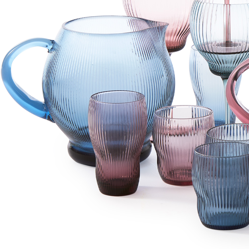 Pols Potten Pum Longdrink Lasi 12 cm 2 kpl Liila