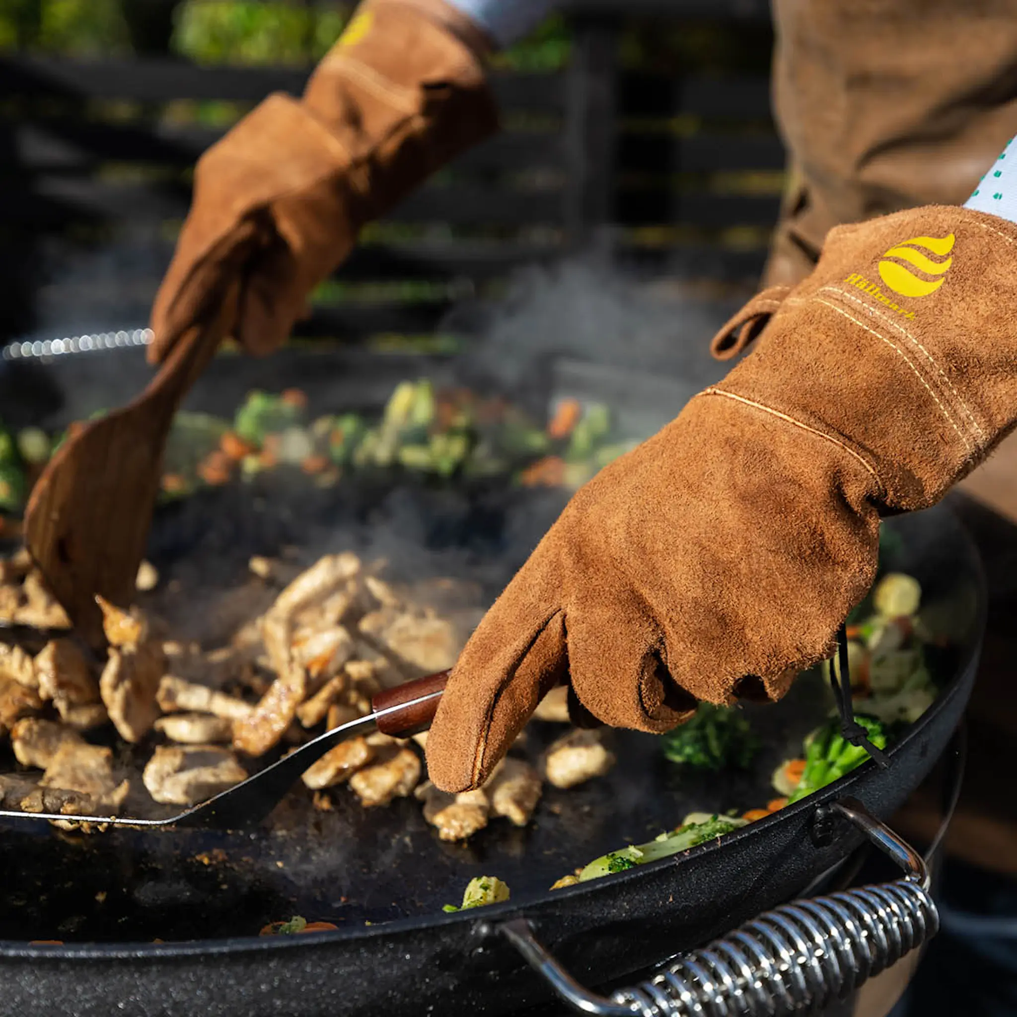 Hällmark of Sweden Hällmark Grillaushanskat Large 38x15 cm Nahka