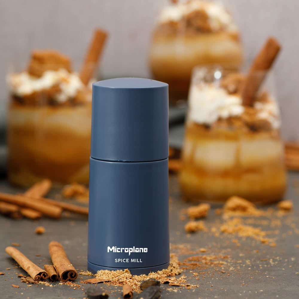 Microplane Spice Mill kryddkvarn 12 cm denim blue