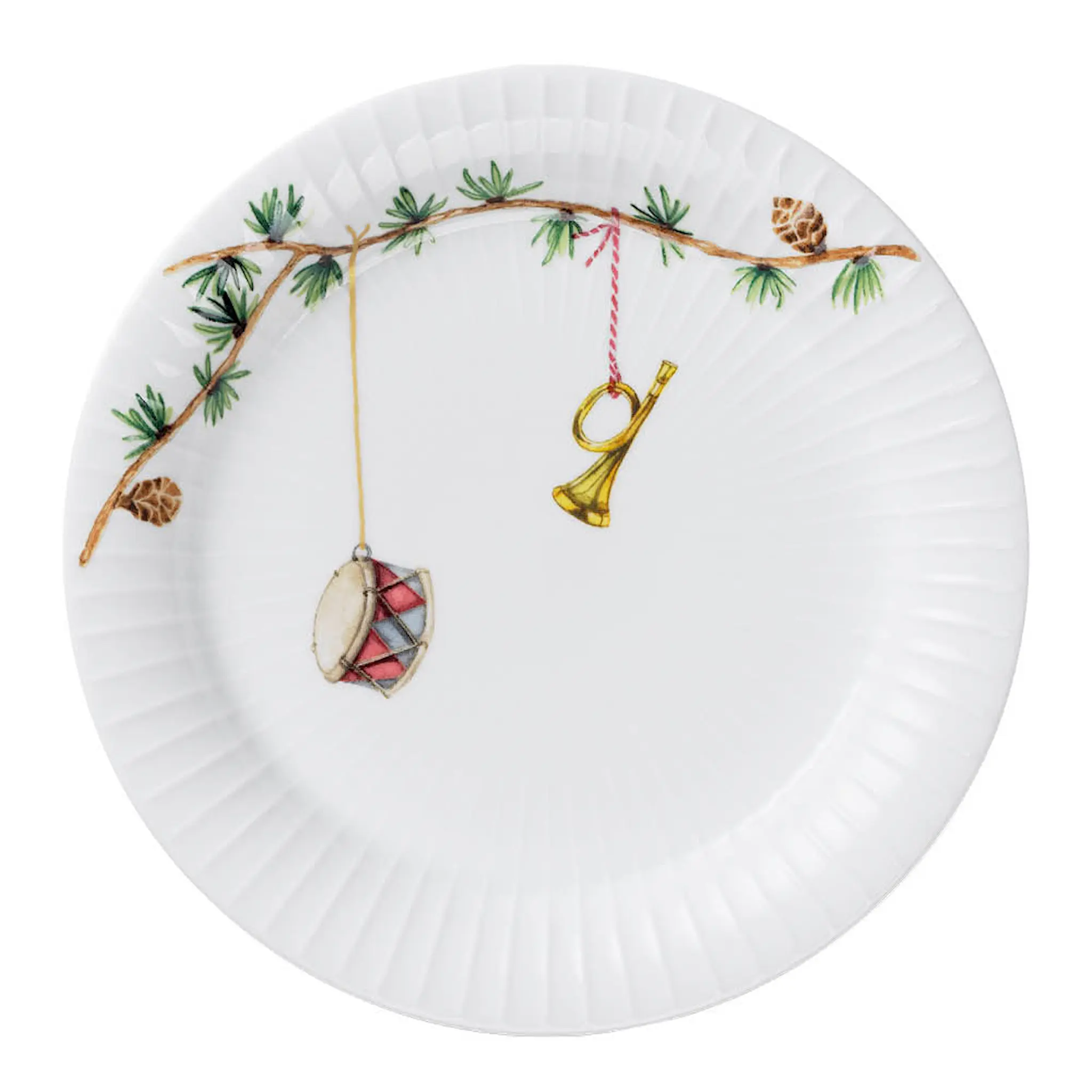 Kähler Hammershøi christmas Tallrik 19 cm Vit