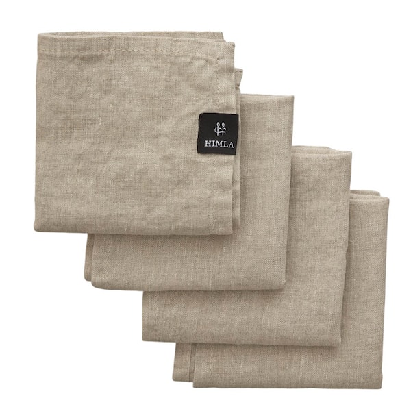Sunshine servett linne 45x45 cm 4-pack natural