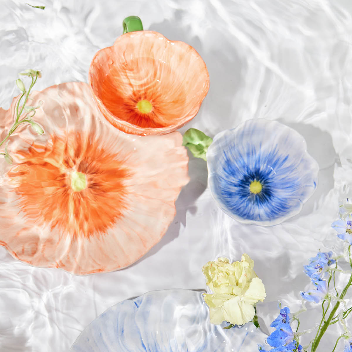 ByOn Poppy kopp 20 cl blå