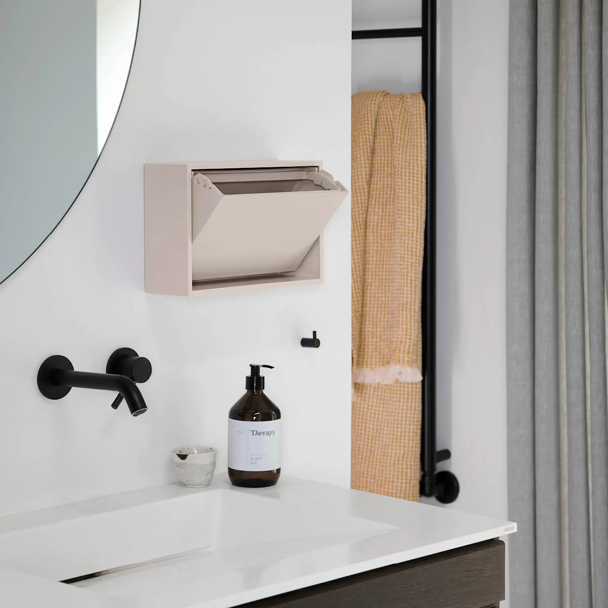 ReCollector Mini sorteringsbox 30x10x15 cm Silver Cloud Grey