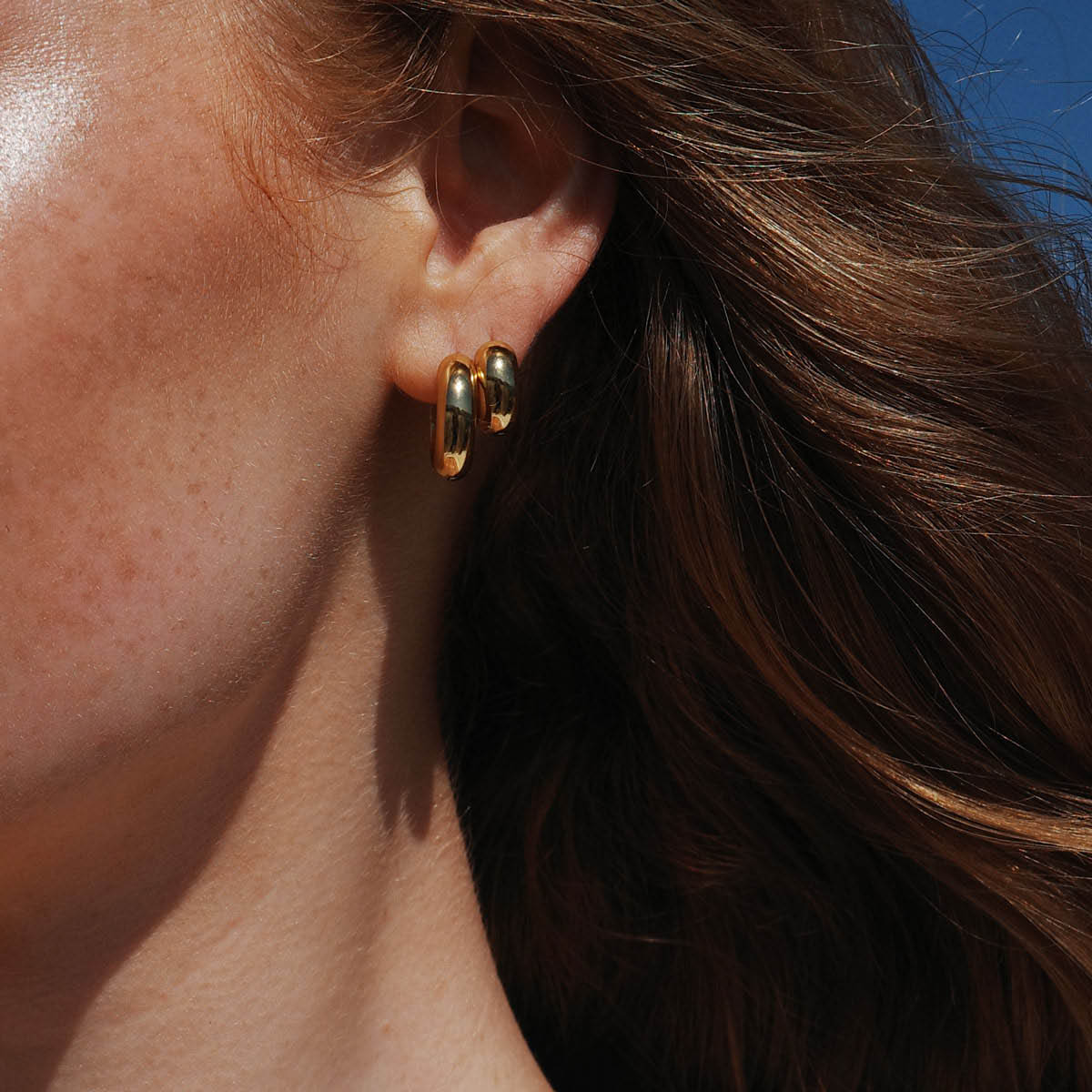 A&C Oslo AS Steel - Soft Coll øredobber 13 mm gull