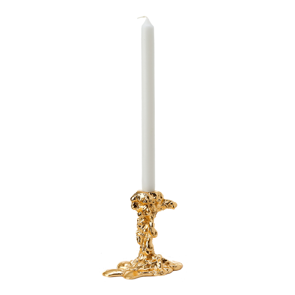 Pols Potten Drip Ljusstake 14 cm Guld