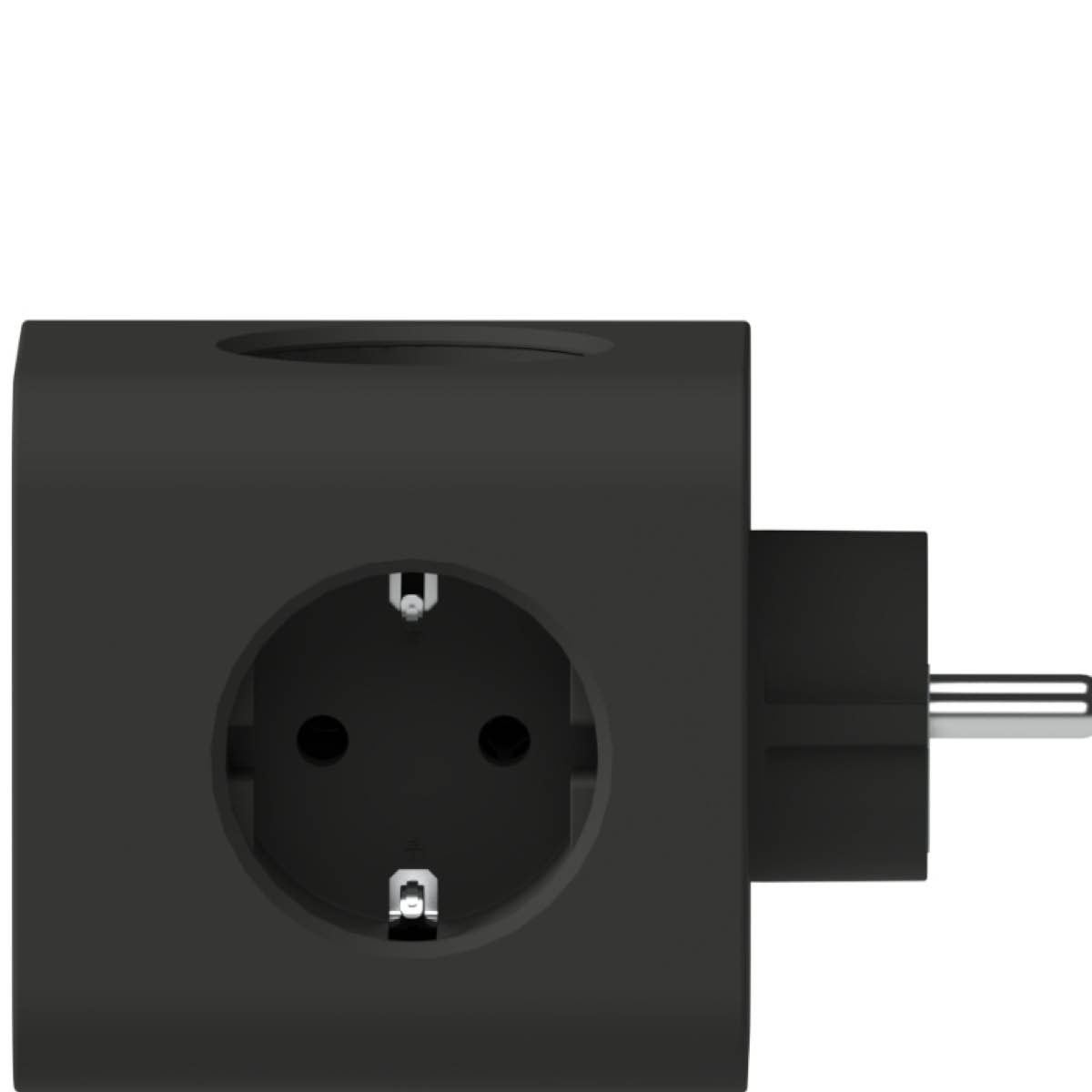 Kreafunk Ampie grenuttag med USB-A & USB-C svart