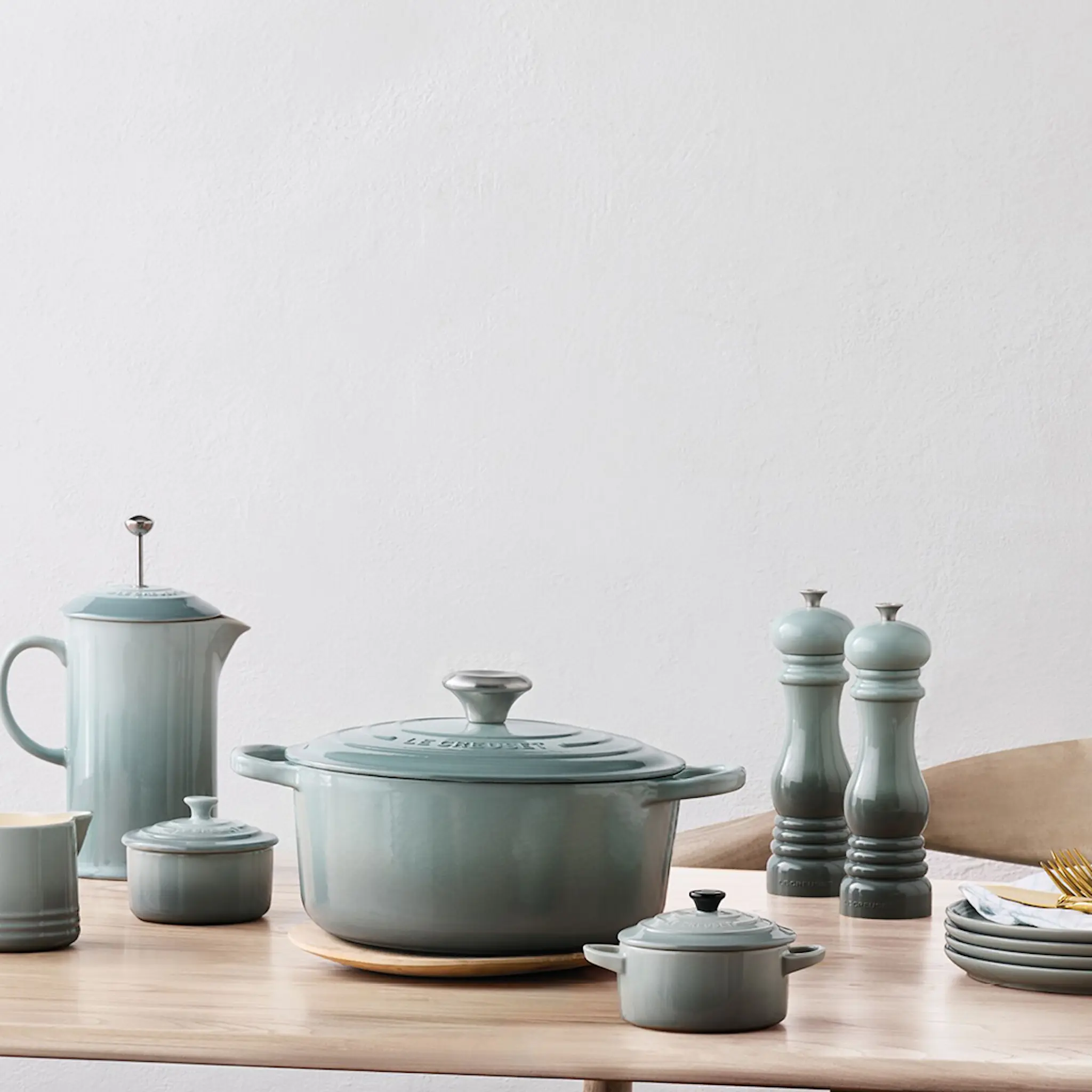 Le Creuset Classic saltkvarn 21 cm sea salt
