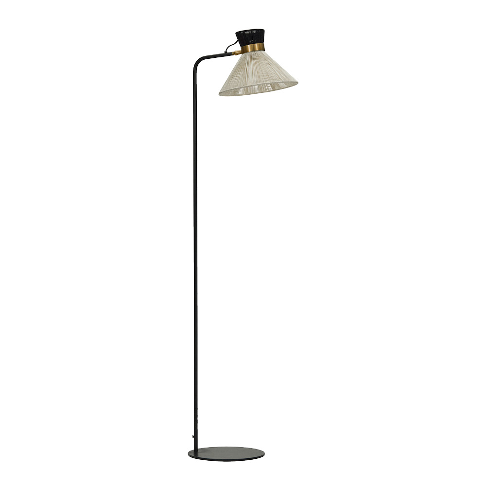 House Doctor - Cord Lattiavalaisin 132 cm Musta