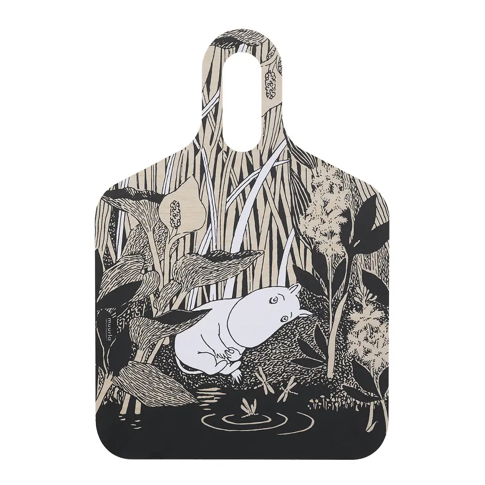 Mummi skjærefjøl/servertingsbrett 30x44 cm dammen