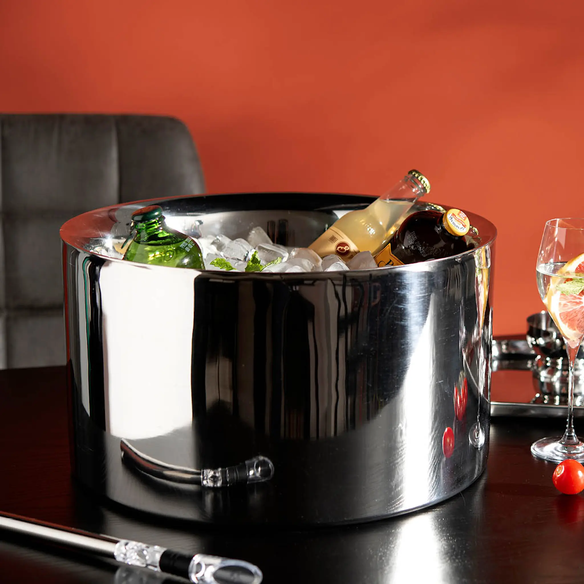 Stiernholm Drink Collection champagnekjøler stål
