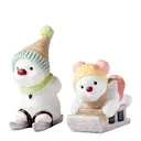 Snögubbar 2025 Vina & Vesti figur 6,5 cm 2 delar