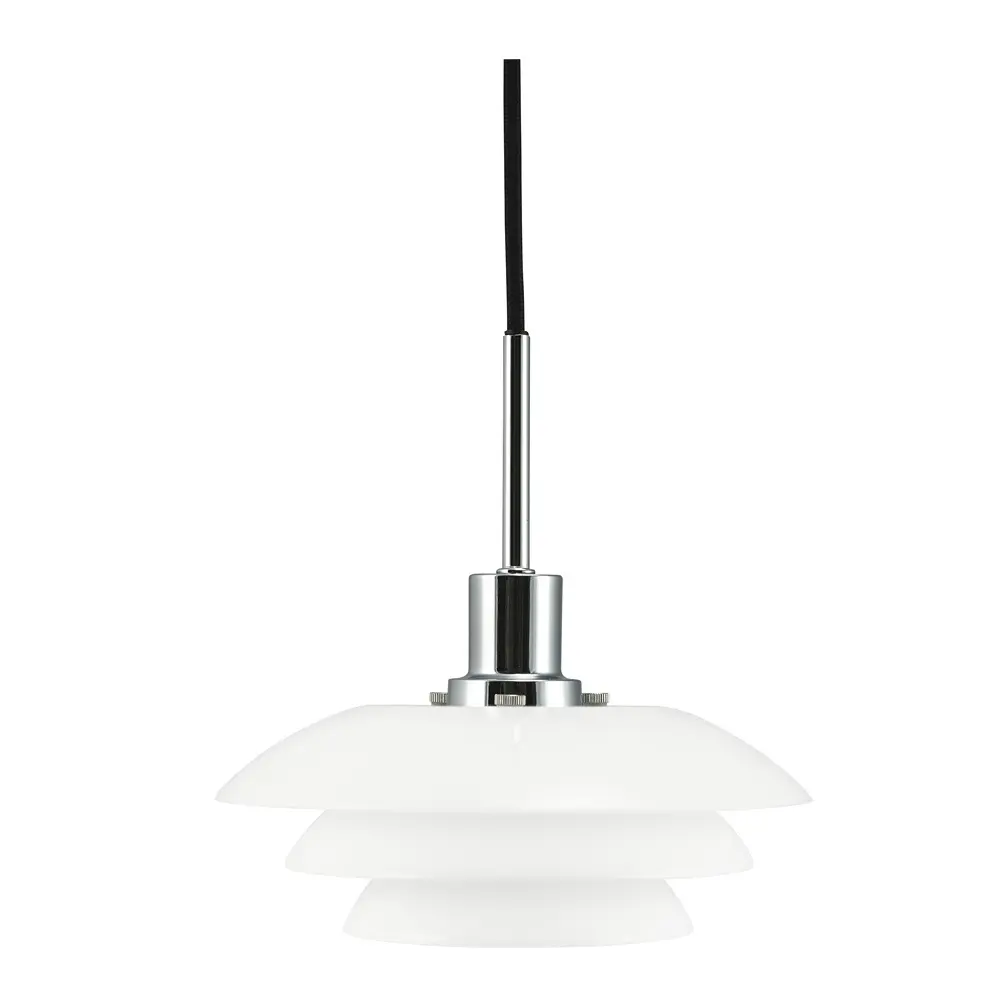 DL20 Kattovalaisin 9 cm Opaali/Kromi