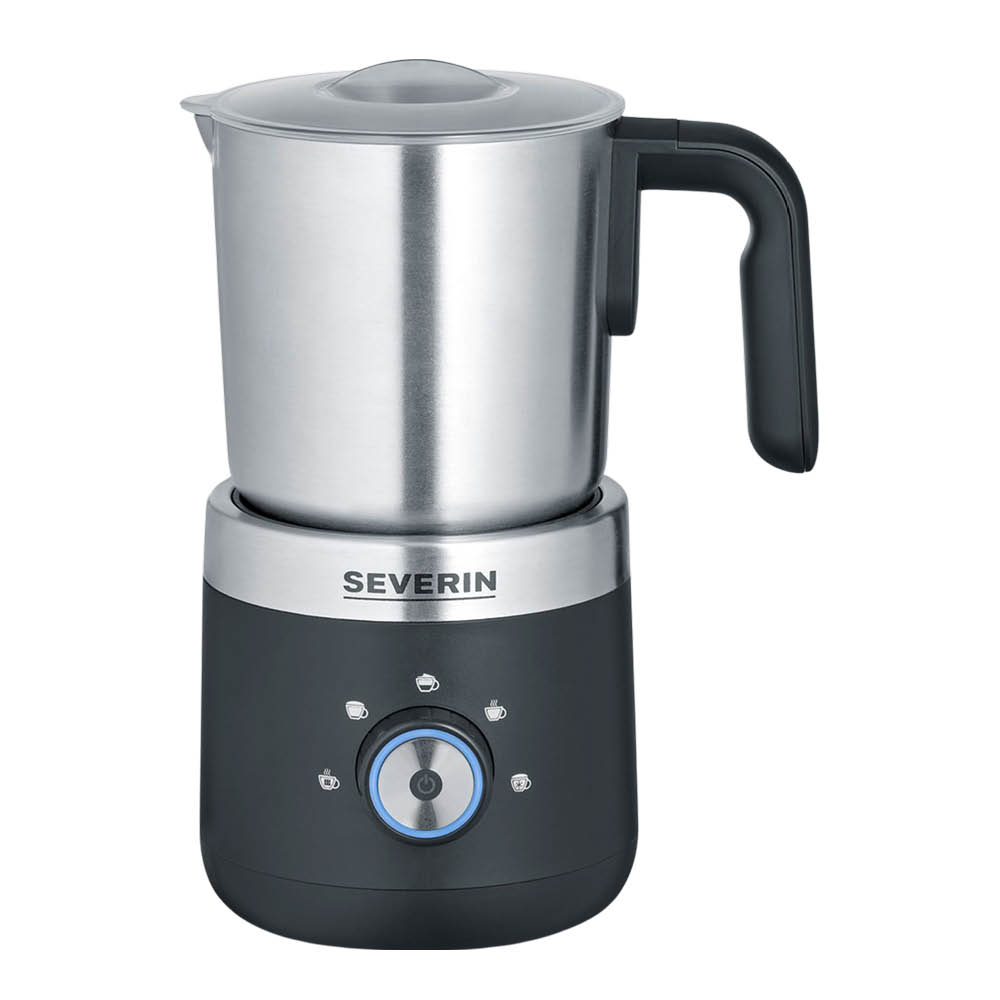 Severin - Maitovaahdotin suklaatoiminnolla SM3588 30cl 550W musta/hopea