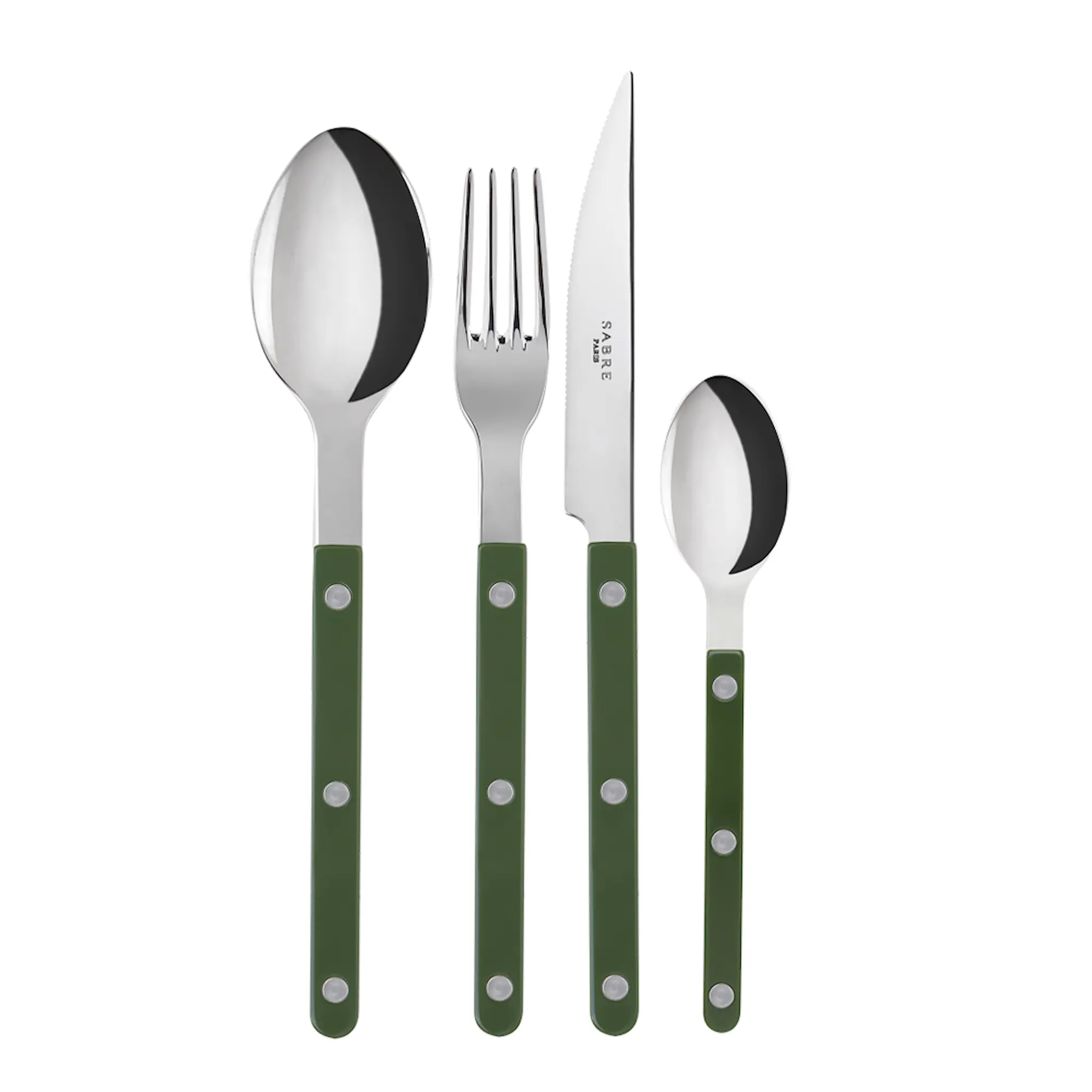 Sabre Bistrot Bestickset 24 delar Grön