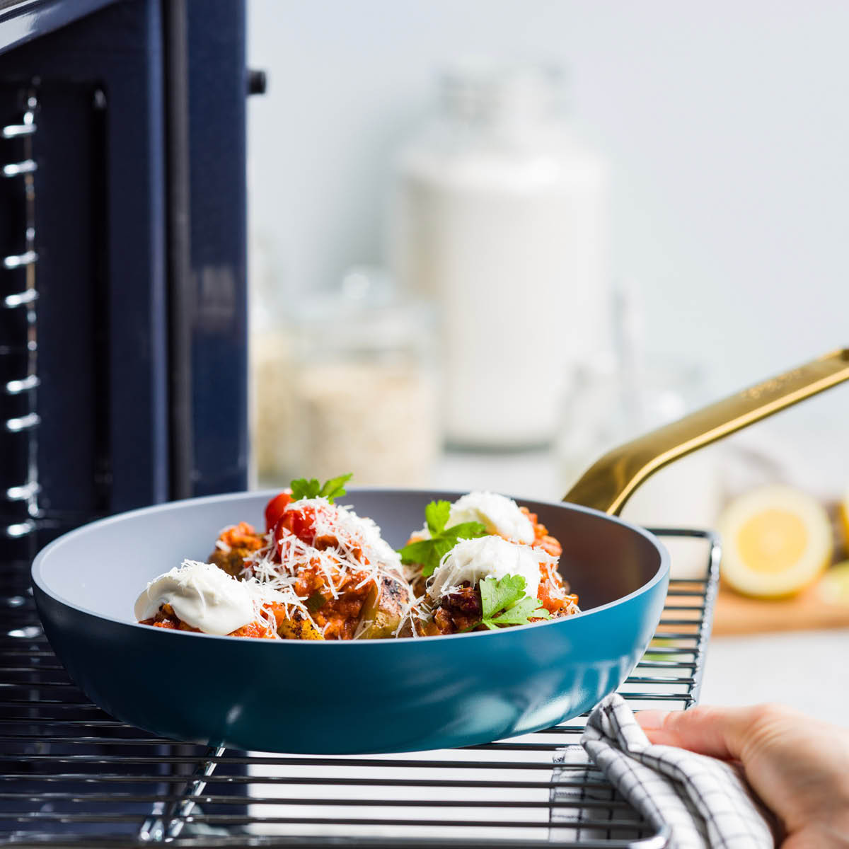 GreenPan Evolution keraaminen paistinpannu 24 cm sininen
