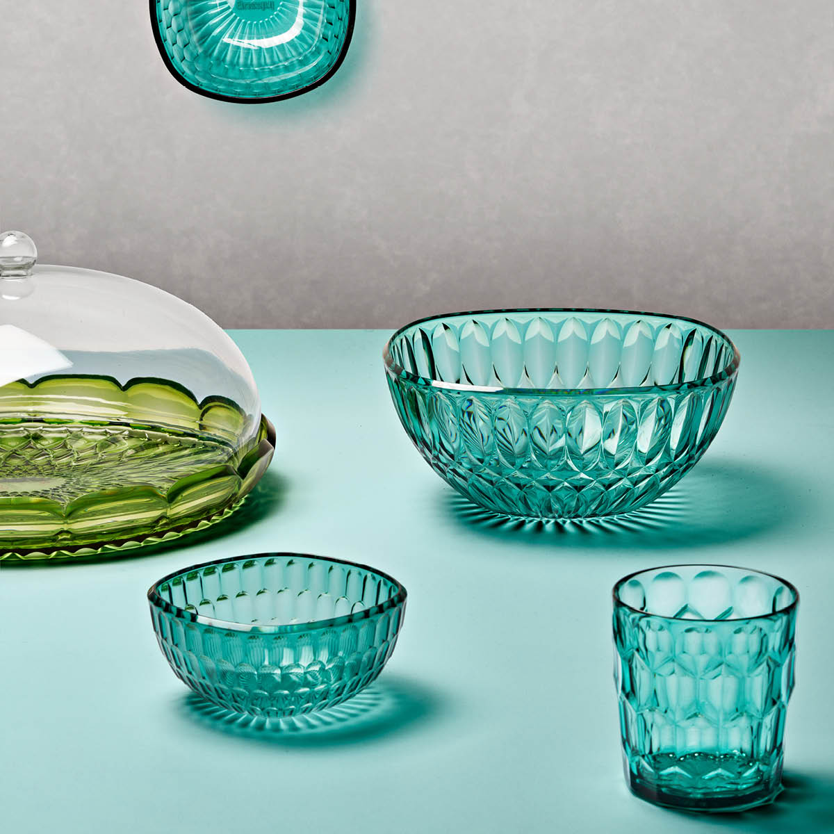 Guzzini Vanity skål 0,4 L 12 cm bioplast Aquamarine