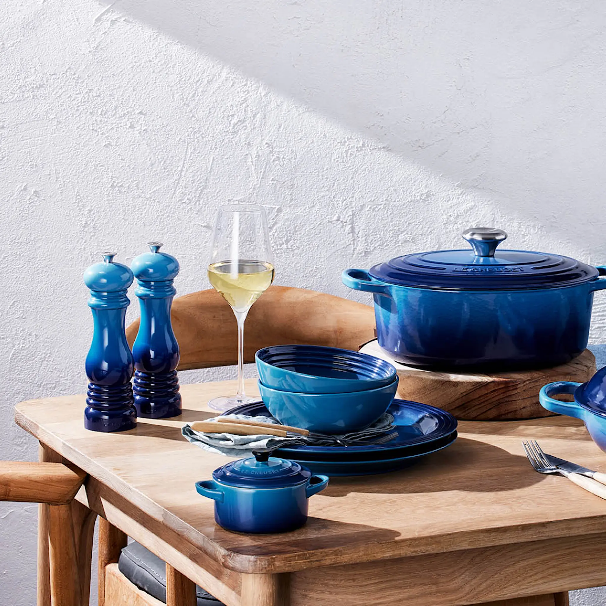 Le Creuset Suola- ja Pippurimylly 12 cm Azure