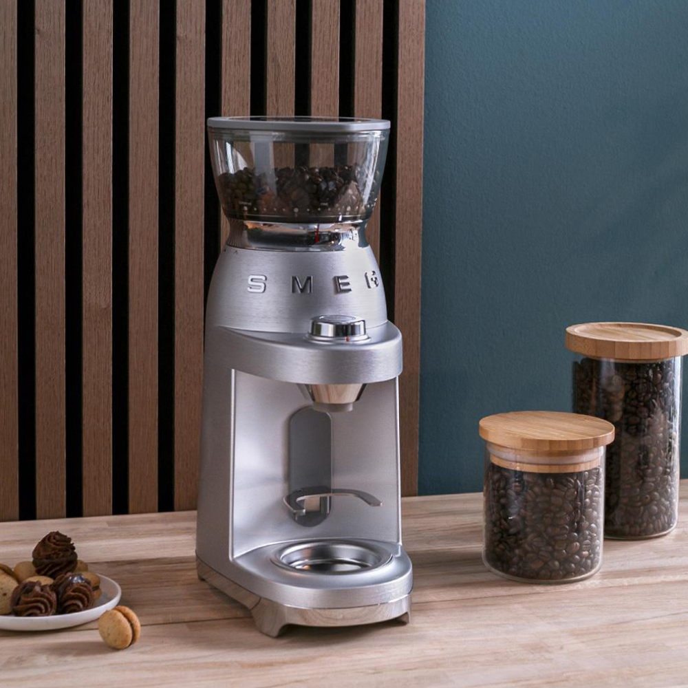 Smeg Smeg Kaffekvarn CGF02 borstad aluminium