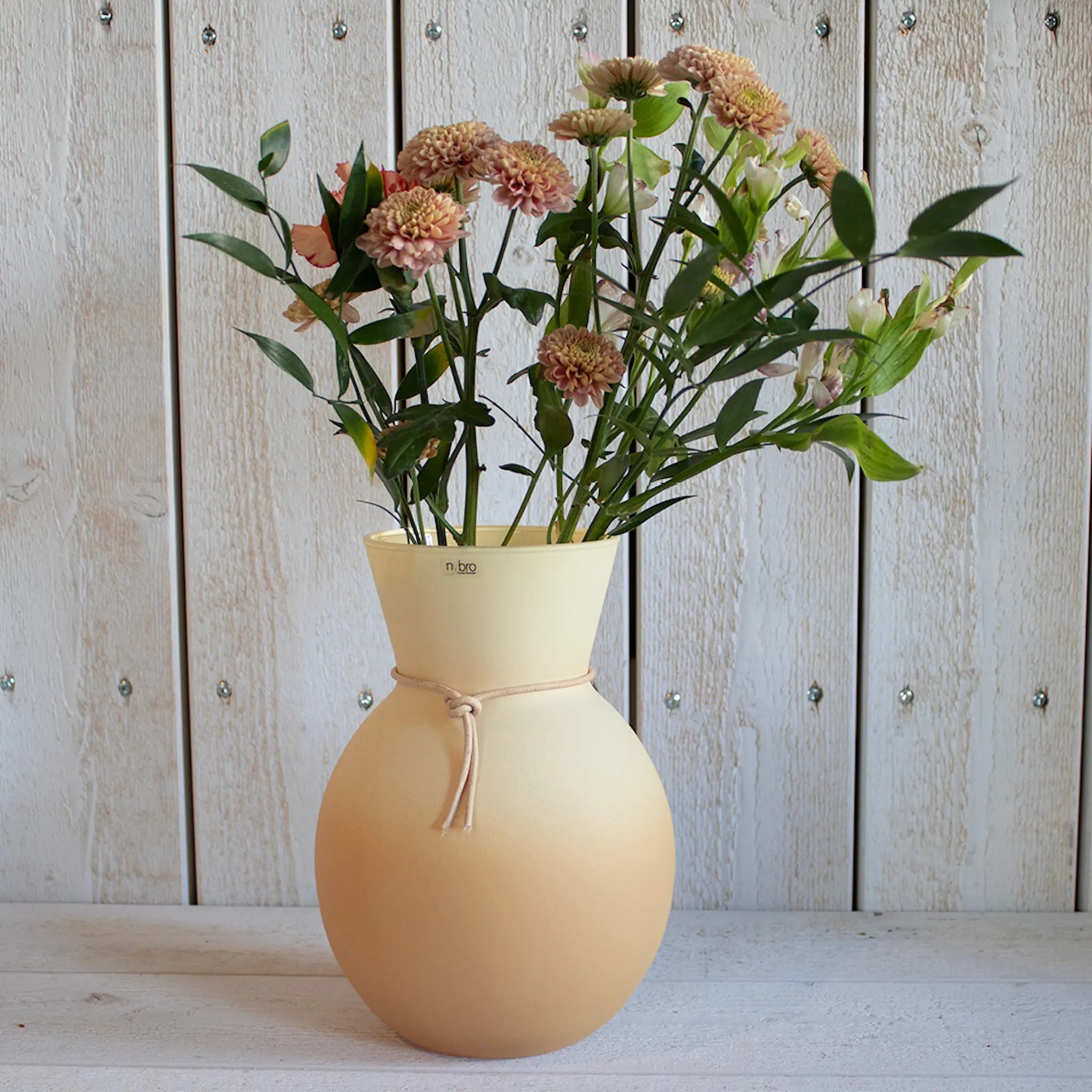 Nybro Crystal Happy Vas 23 cm Lemoncurd