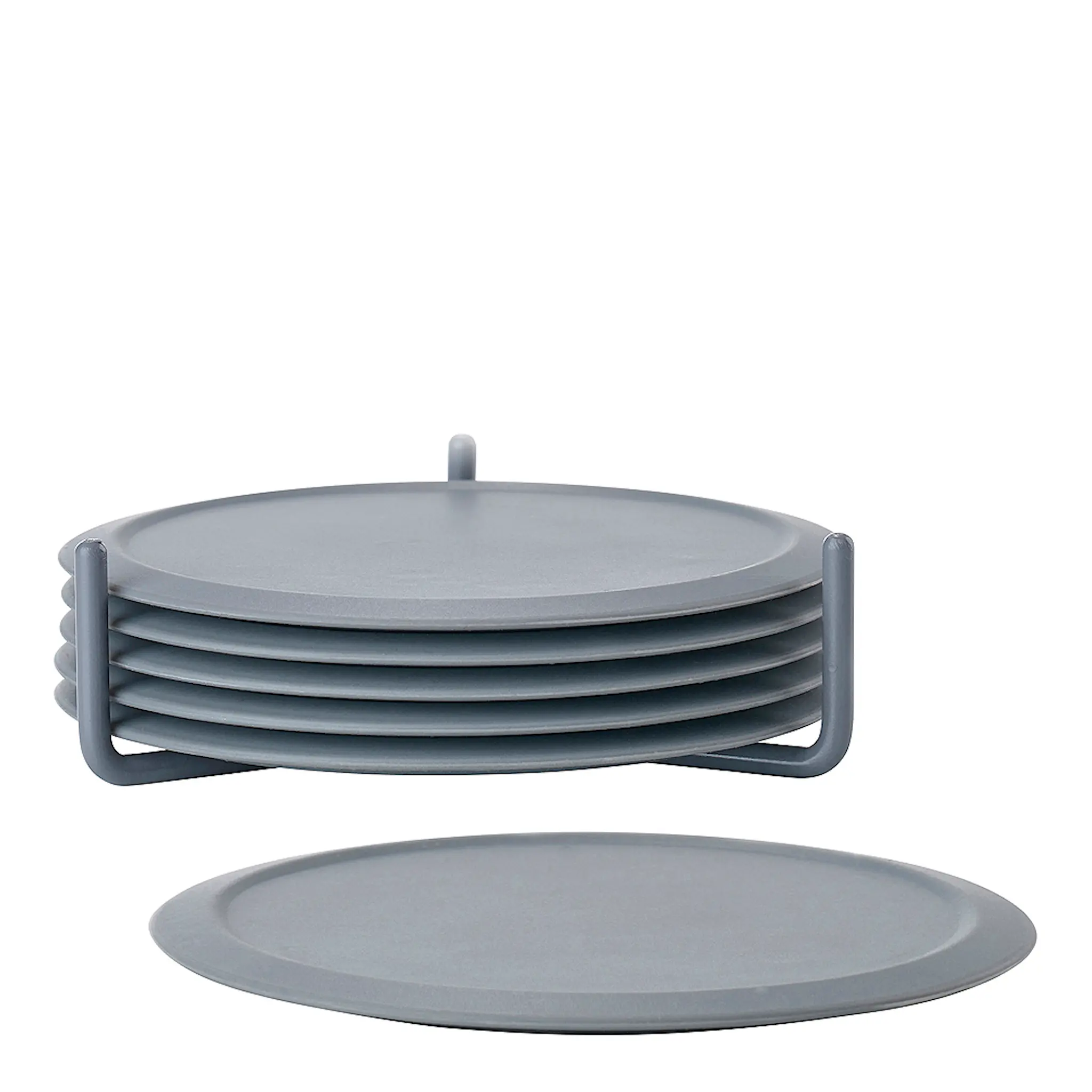 Zone Singles Lasinalunen Silikoni 6 kpl Harmaa