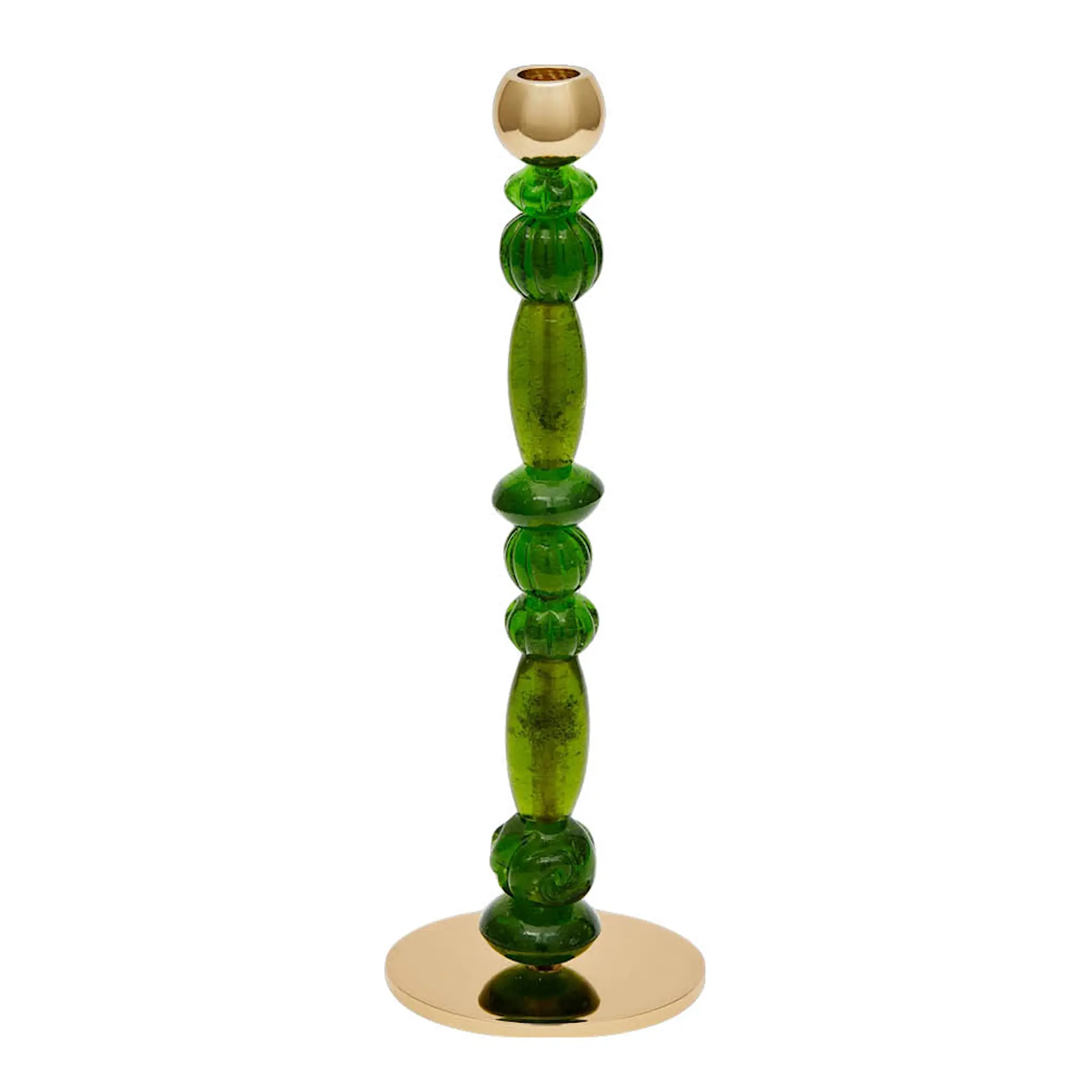 Pols Potten Beads ljusstake S 34 cm mörkgrön