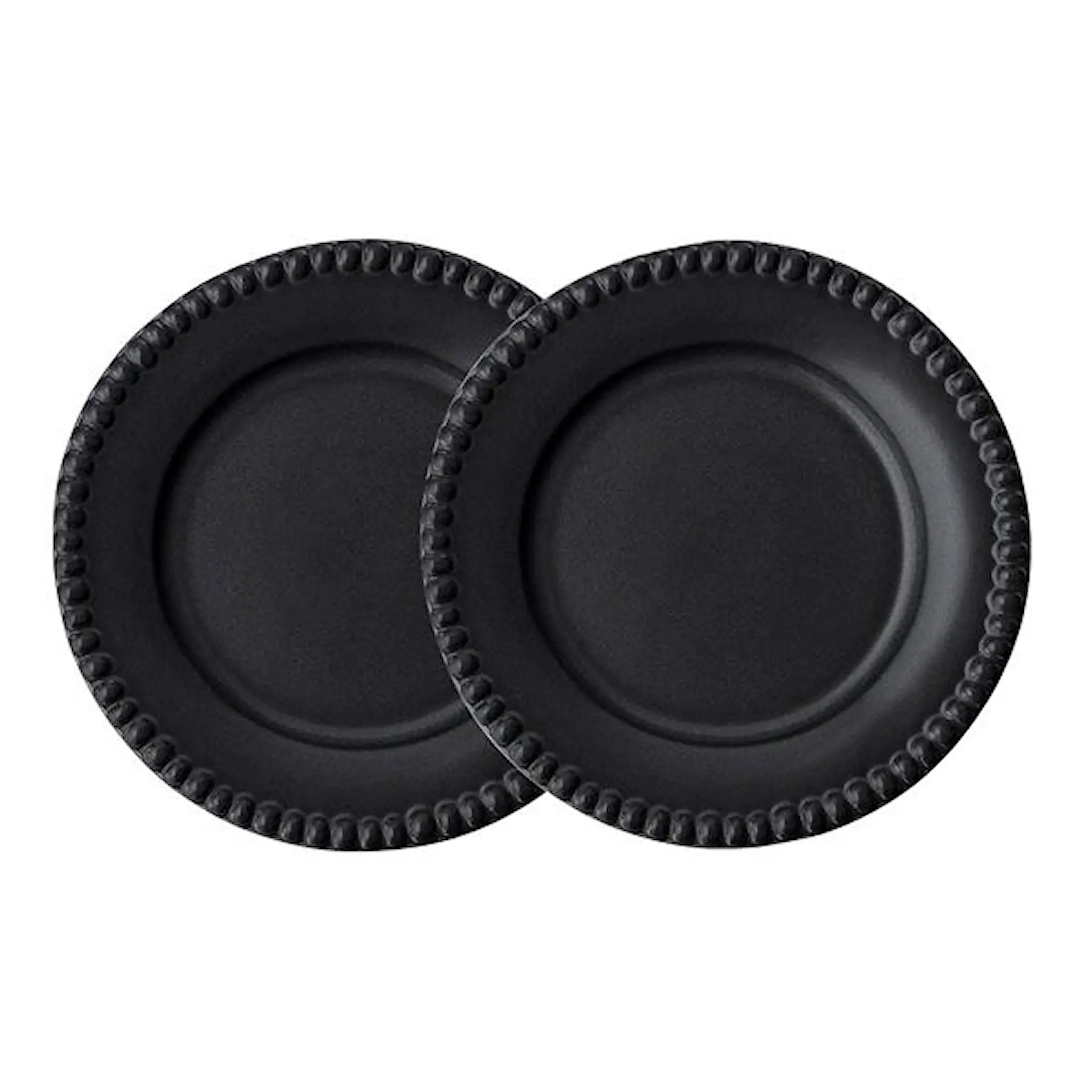 PotteryJo Daria tallrik 22 cm 2-pack ink black