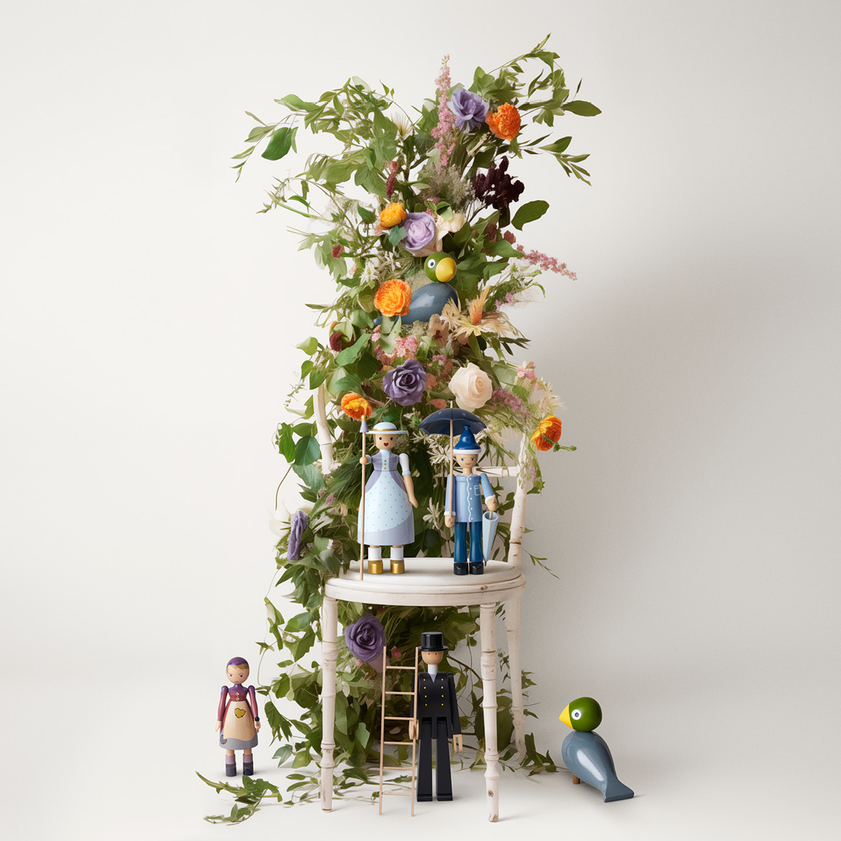 Kay Bojesen Denmark Pieni tulitikkutyttö 14,5 cm