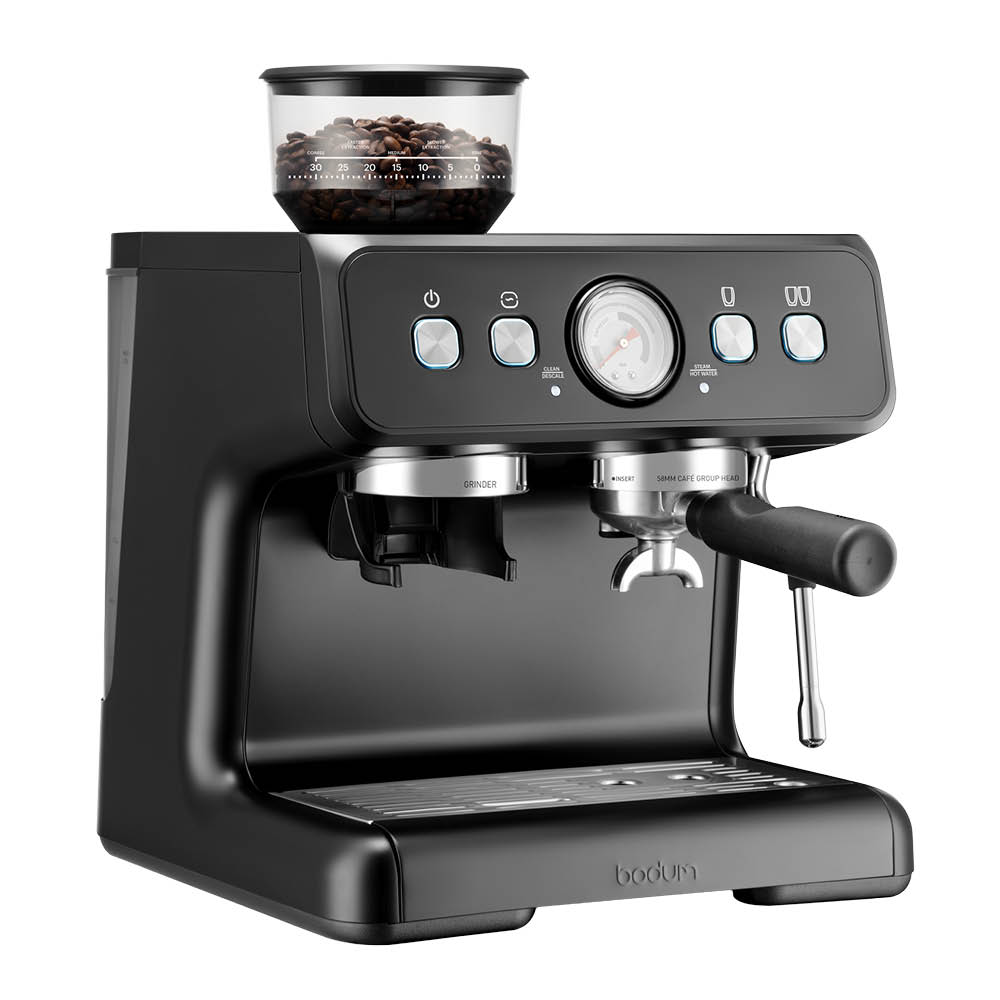 Bodum - Bistro Espressokeitin kahvimyllyllä 2,8 L Musta | Alk. 700,00 €