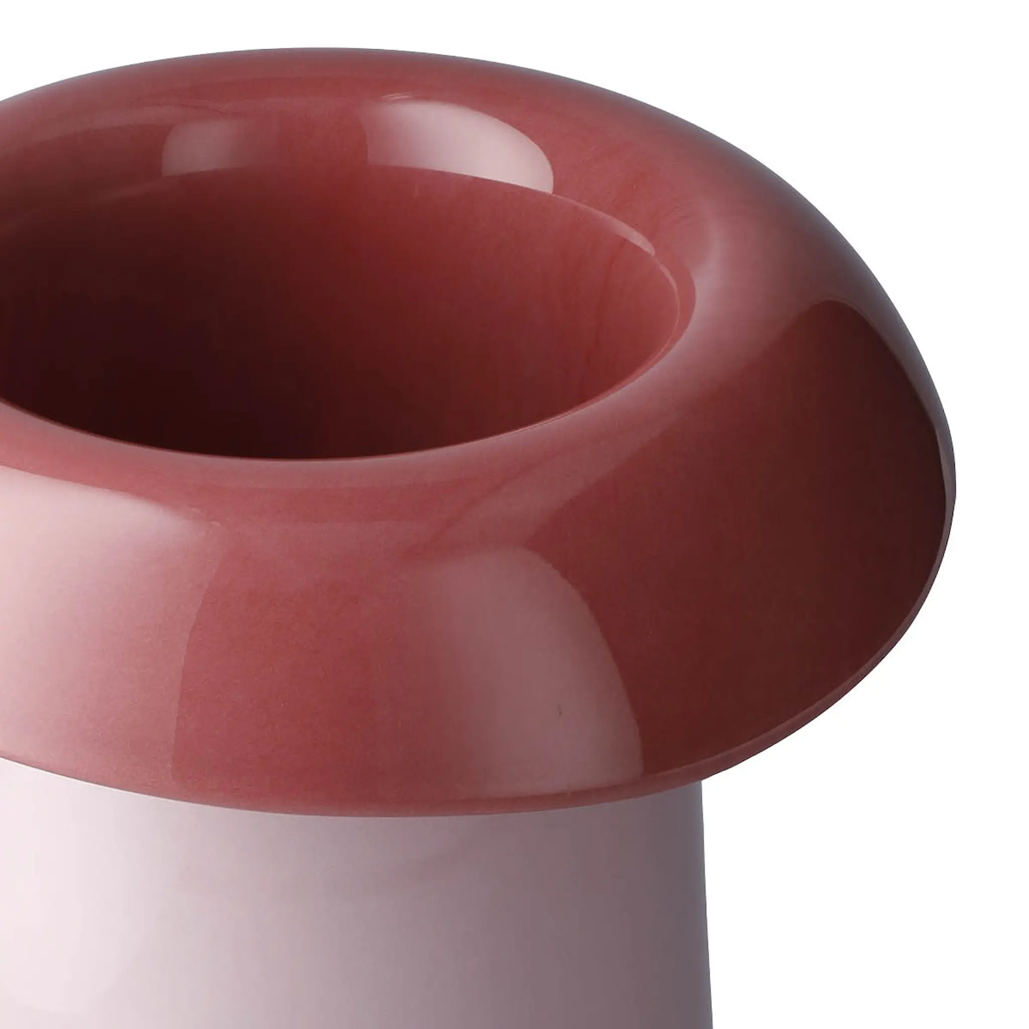 Holmegaard Soma maljakko 22,5 cm vaaleanpunainen/terrakotta