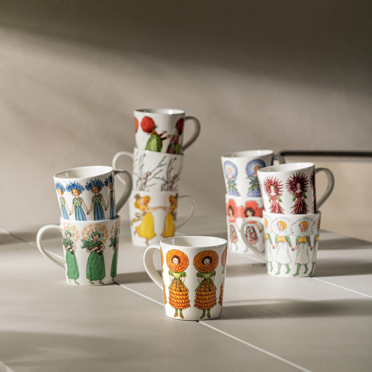 Design House Stockholm Beskow kopp 40 cl kornblom