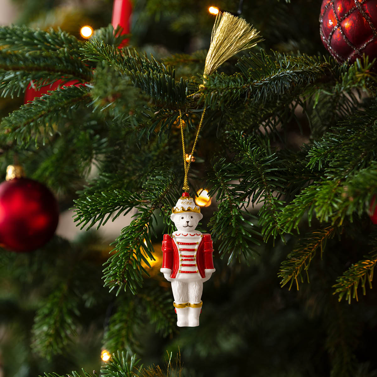 Villeroy & Boch Christmas Classic ornament teddy nötknäppare 2026 guld