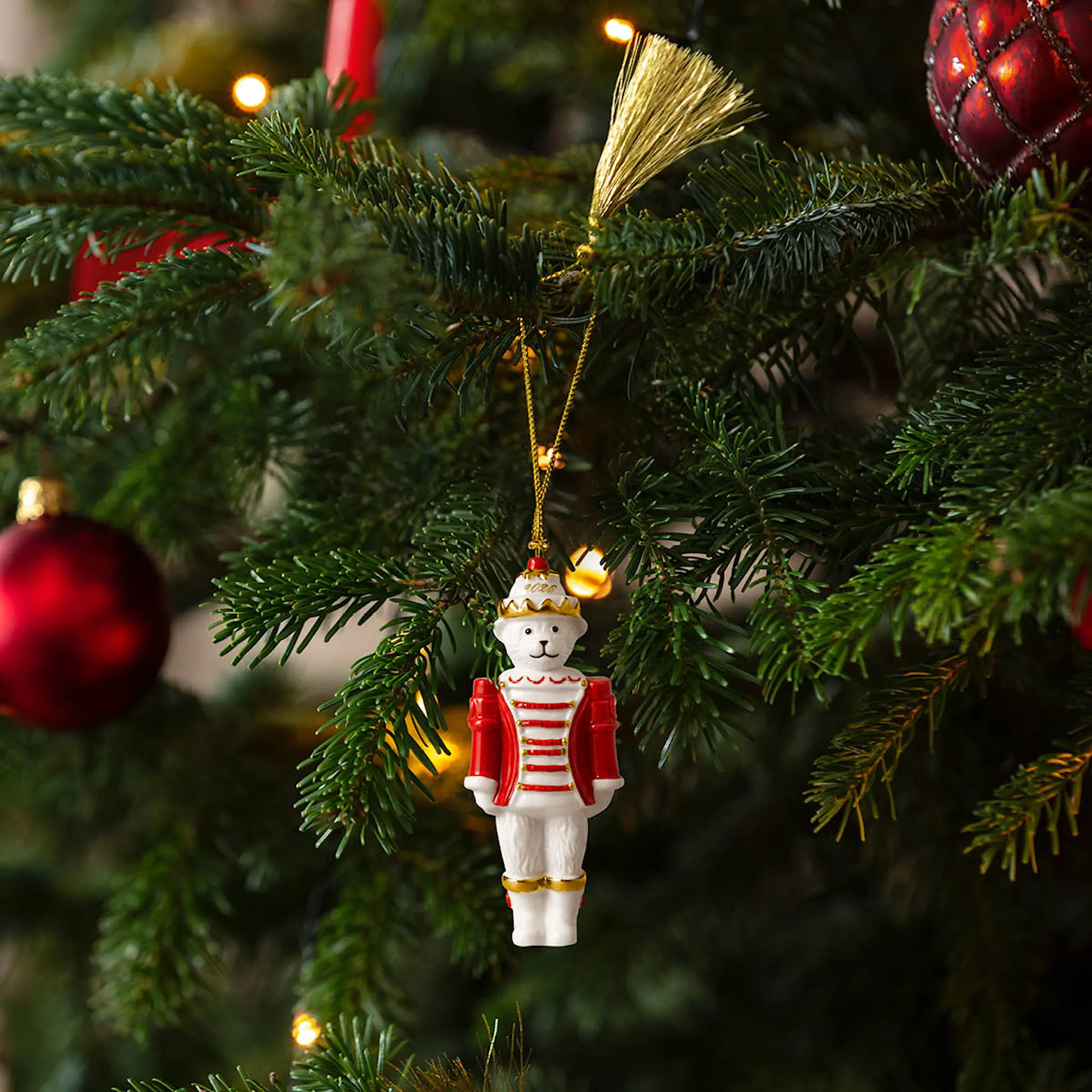 Villeroy & Boch Christmas Classic ornament teddy nötknäppare 2026 guld