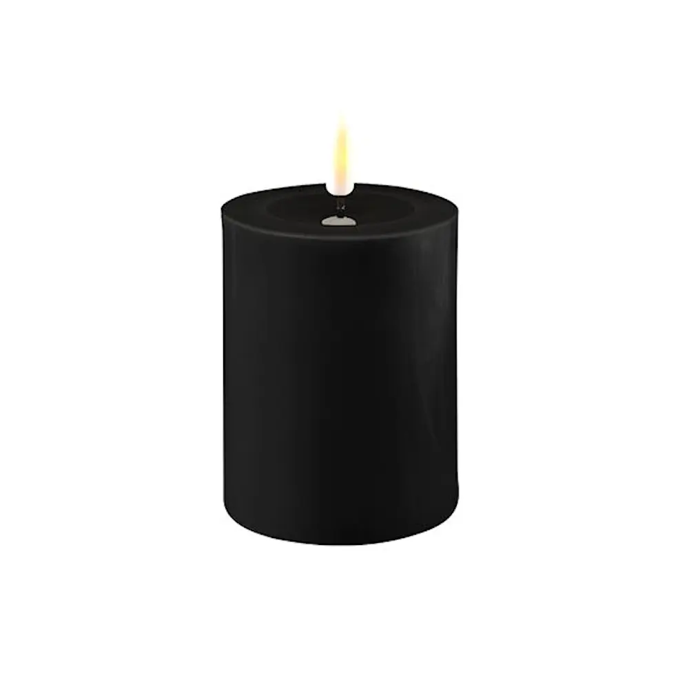 LED Pöytäkynttilä 7,5x10 cm Musta
