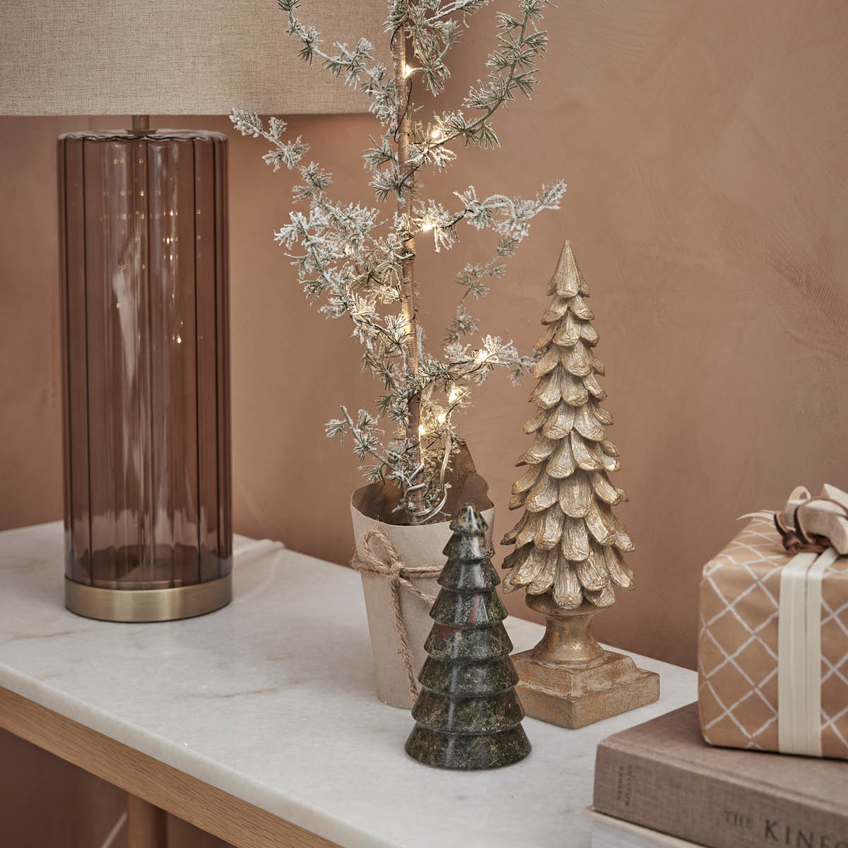 Lene Bjerre Gracie dekorasjonstre 30,5 cm lys gull