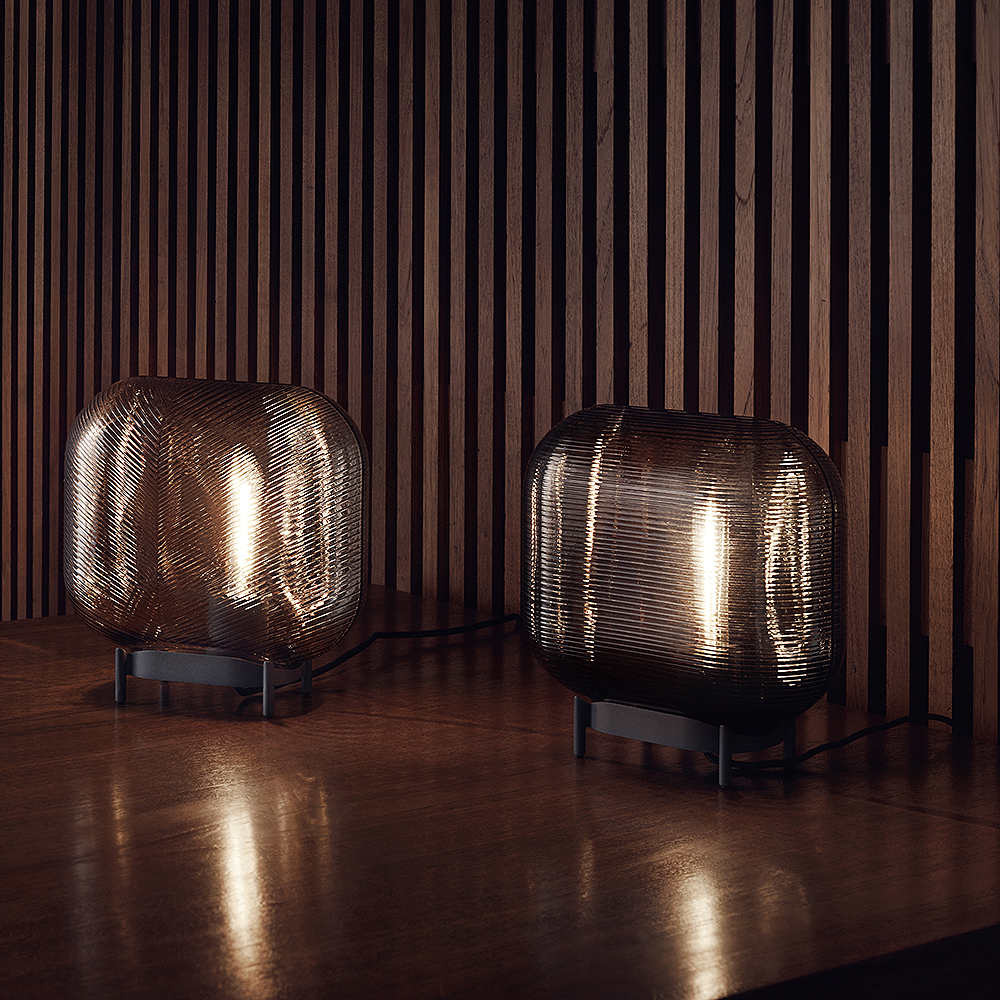 iittala Virva lampe 25x25,5 cm mørk grå