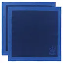 Waves servett 44x44 cm 2-pack blå