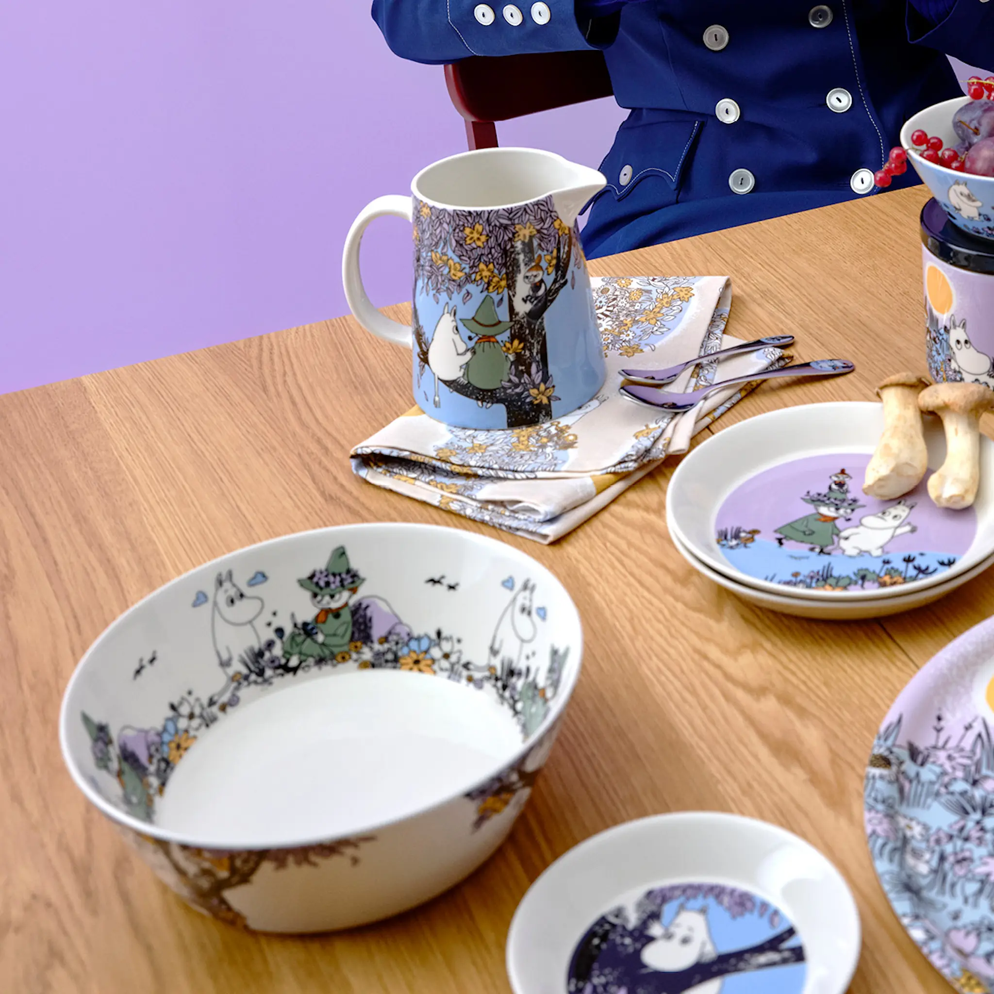 Moomin Arabia Muumi Tarjoilukulho 23 cm Sydänystävät