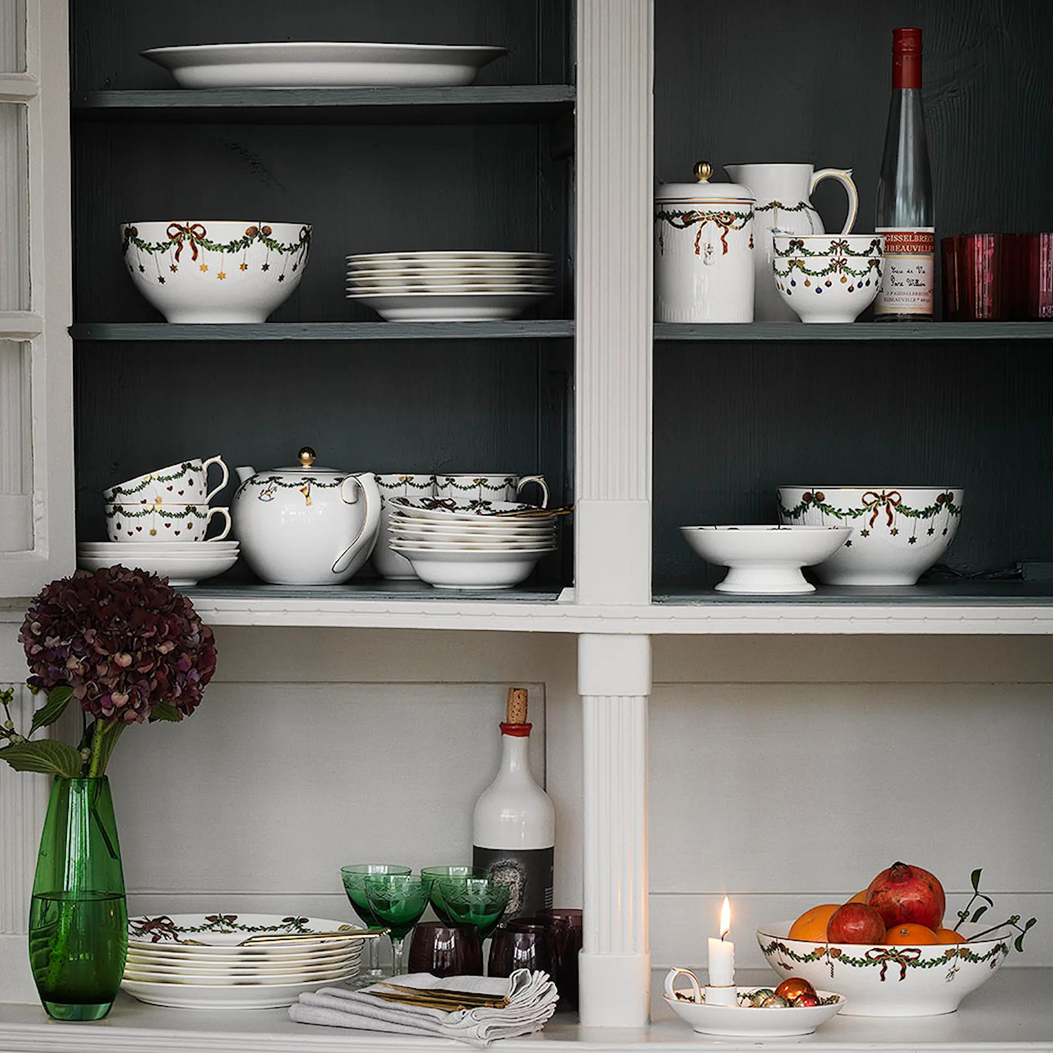 Royal Copenhagen Star Fluted Christmas Skål 1,75 L