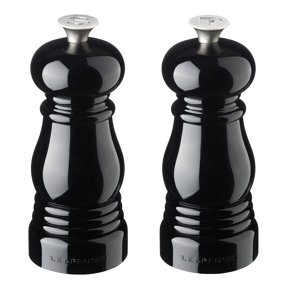 Le Creuset Salt- och pepparkvarnset 12 cm black blank