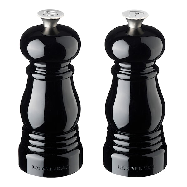 Salt- och pepparkvarnset 12 cm black blank