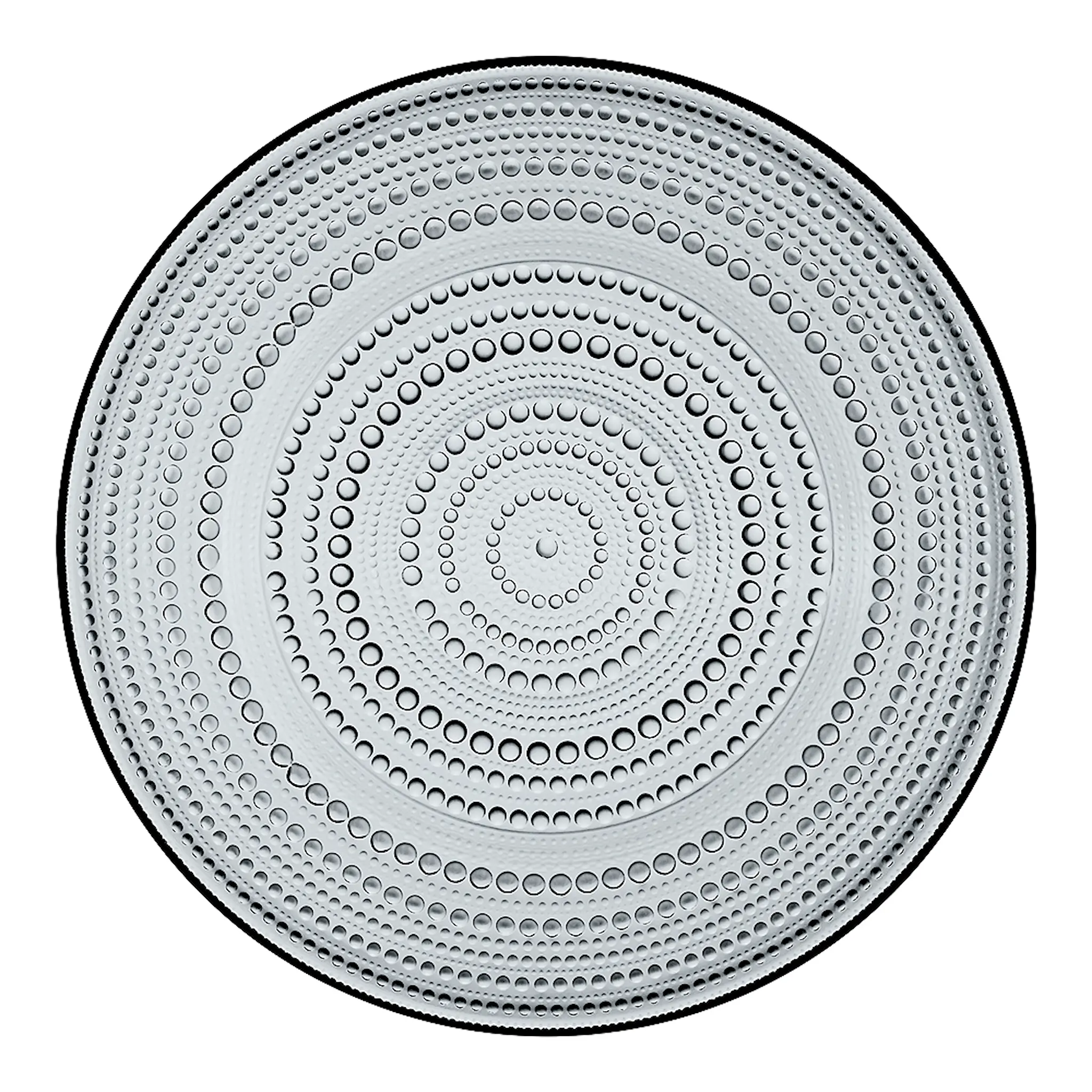 iittala Kastehelmi tallerken 31,5 cm grå